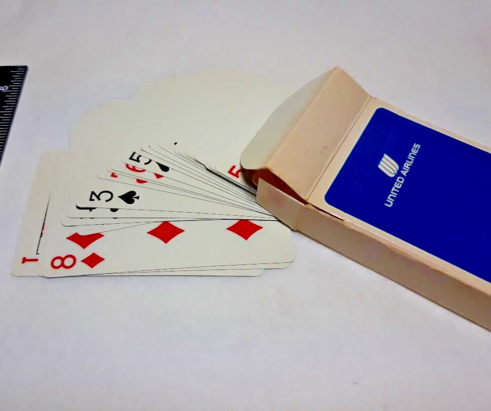 Vintage Blue ~ United Airlines Deck of Playing Cards