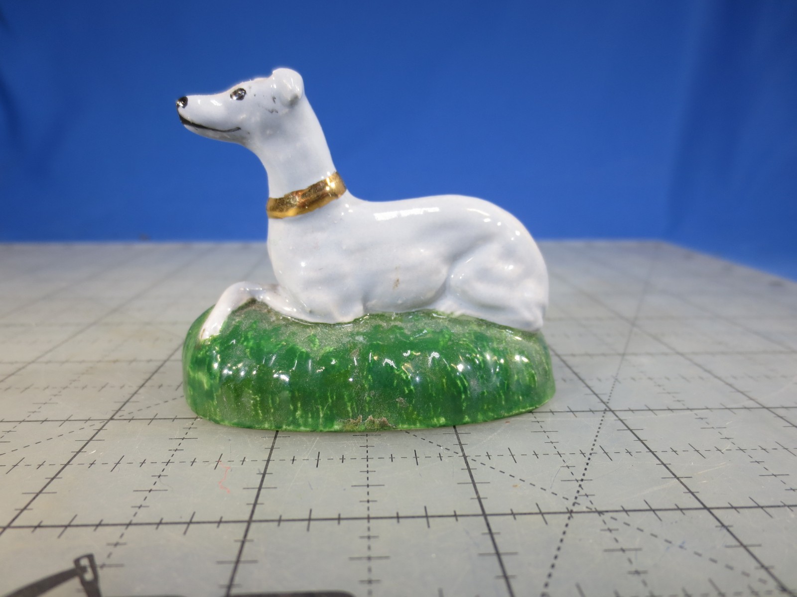 Charming Handmade Whippet / Greyhound / Italian Greyhound IG Pottery Singed ABE