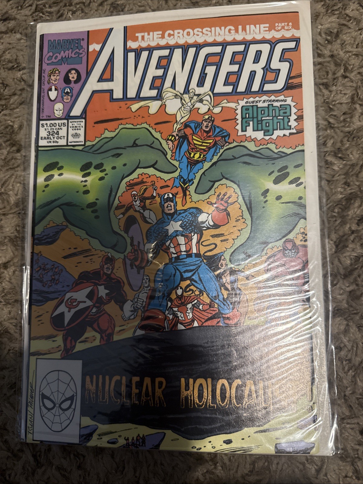 The Avengers #324 (Marvel Comics Early October 1990) The Avengers #324 (Marvel Comics Early October 1990)