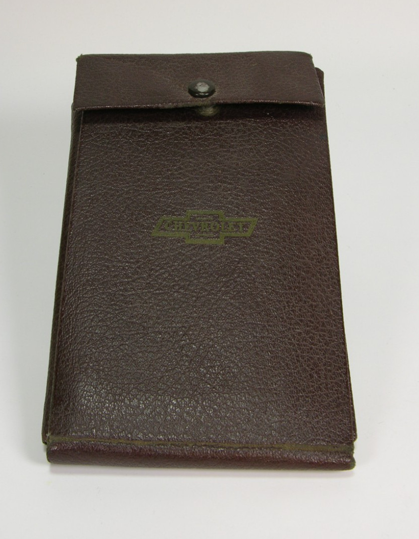 Rare Vintage 1950 Chevrolet Saleman's Notebook with pricing sheets