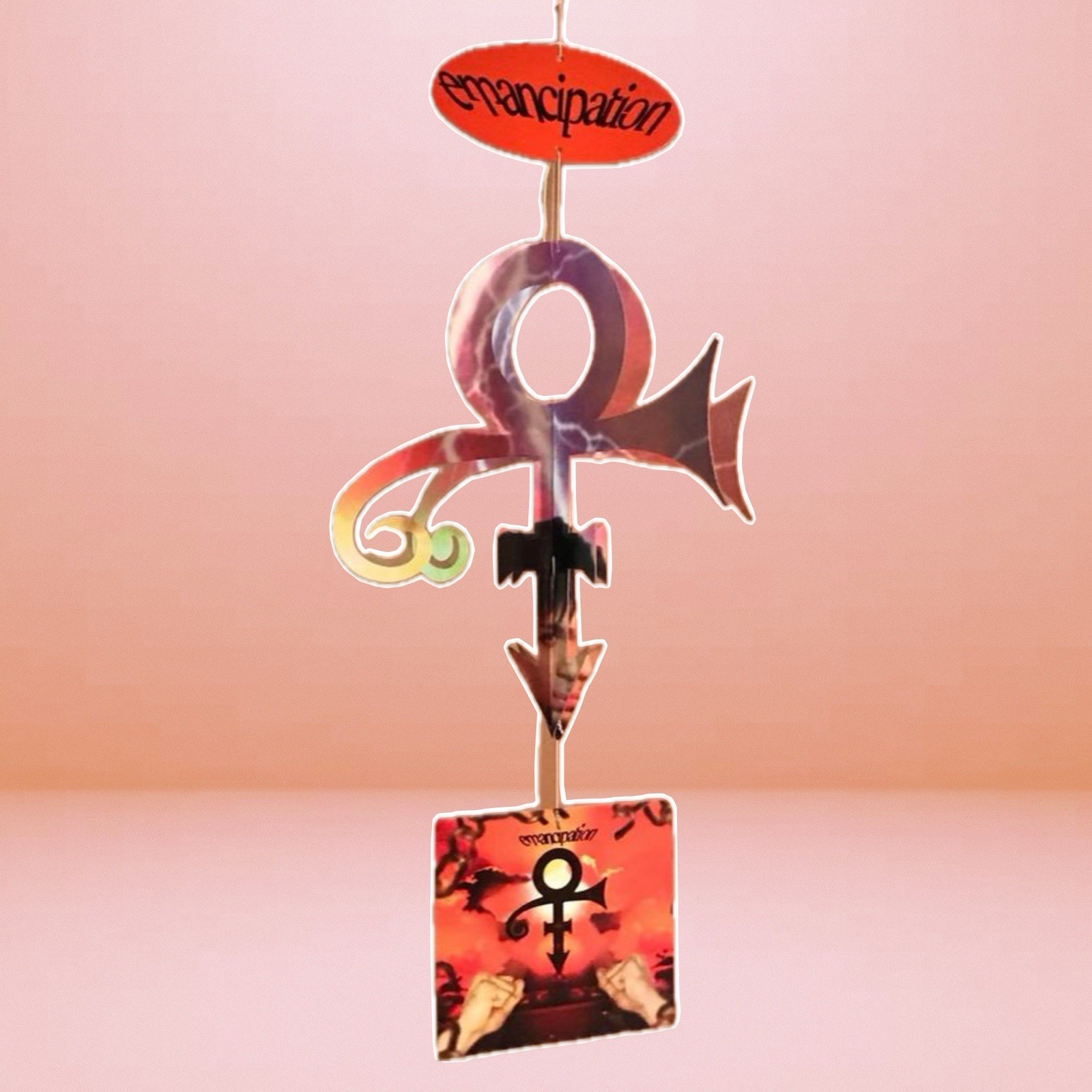 Prince Emancipation 3D Love Symbol Store Display Mobile 1996 Rare US Promo 🌟