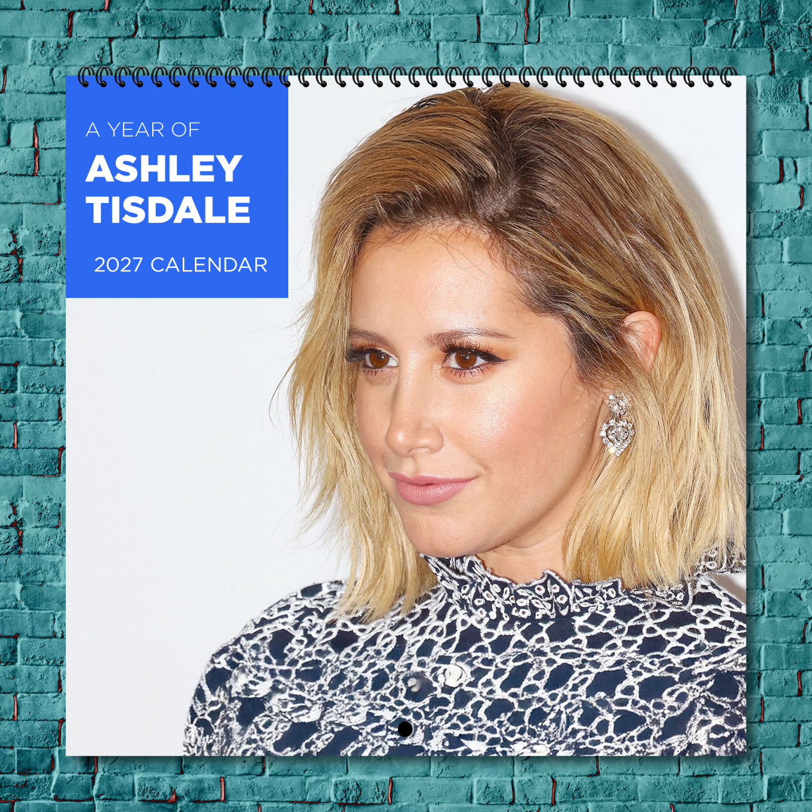 Ashley Tisdale 2027 Wall Calendar 12 Month Celebrity Photo Fan Collectible