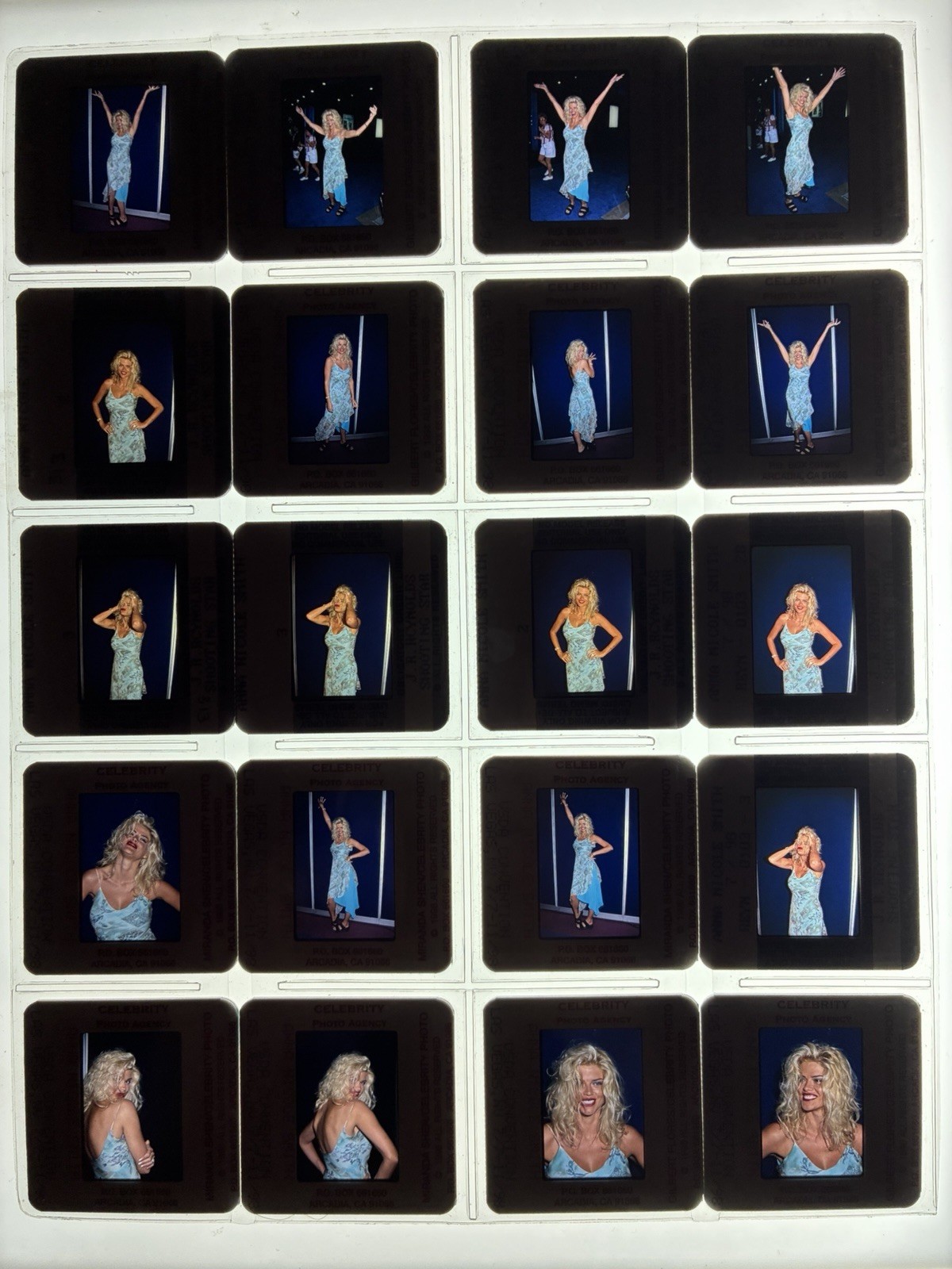 Anna Nicole Smith Premiere Events 90’s 35mm Press Slides 77 Anna Nicole Smith Premiere Events 90’s 35mm Press Slides 77