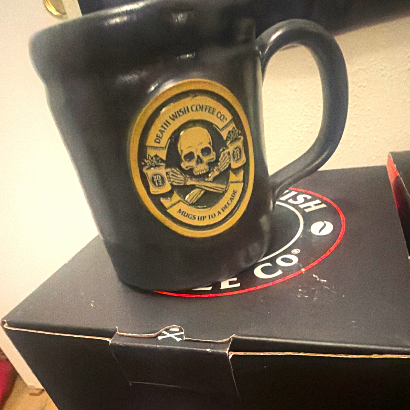 Death Wish Coffee Co. Deneen Pottery Handthrown Mug 2023 decade lmtd 2724/3050