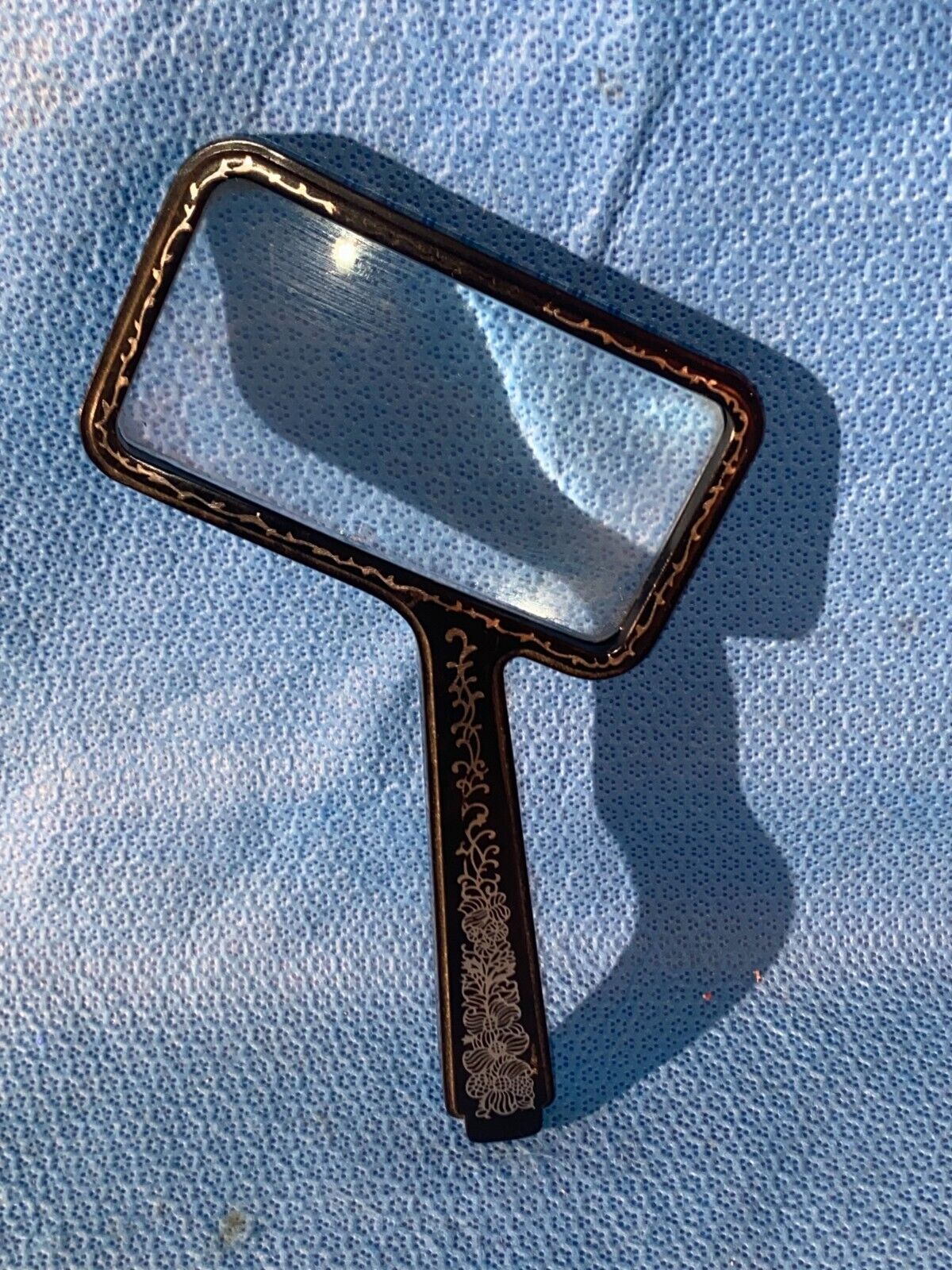Vintage Rectangle Magnifying Glass made in Japan