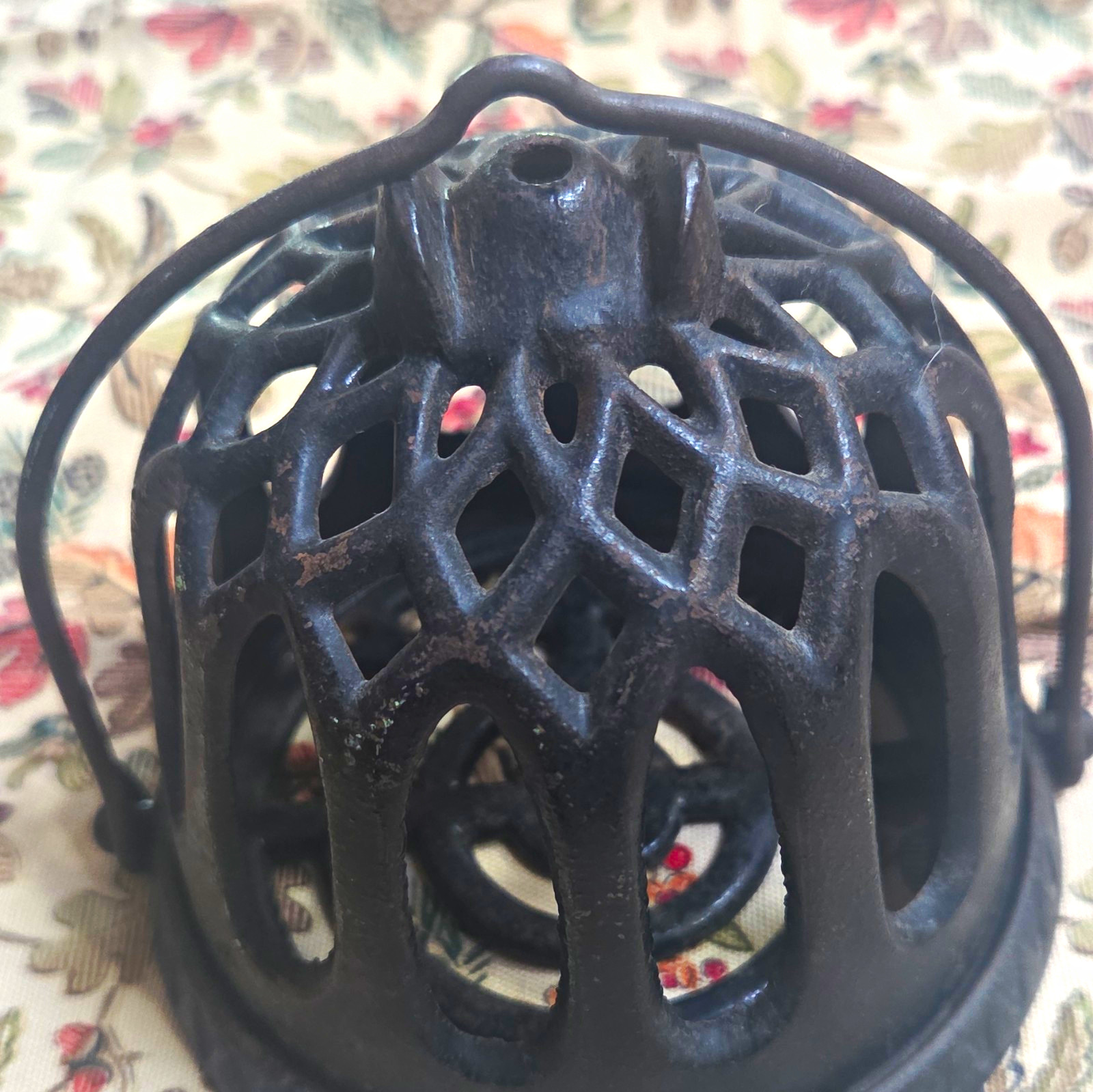 Antique Cast Iron String Ball Holder