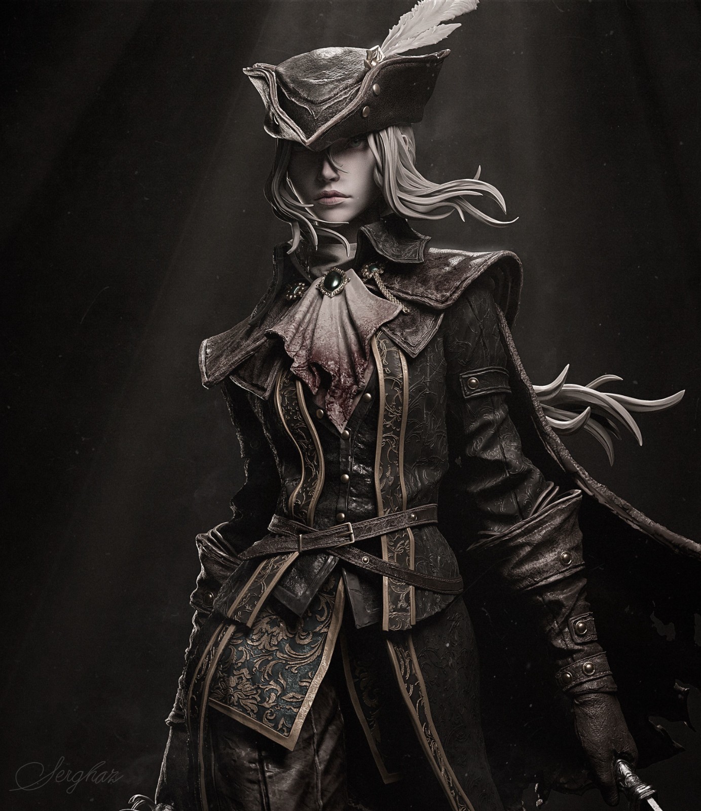 LADY MARlA (BL00DBORNE Fan Art Sculptures /Fully Painted(Made to order)