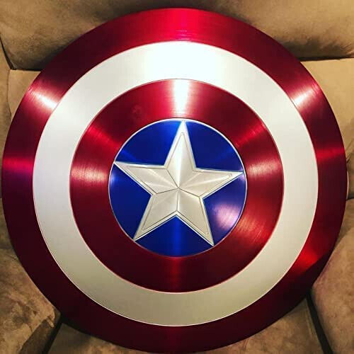 Captain Shield Captain 22Inch Shield Metal Replica Halloween Cosplay Shield LAR