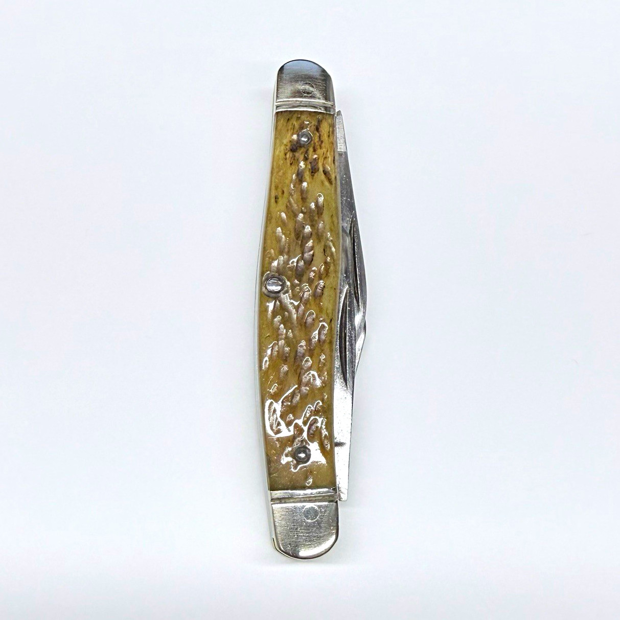 VINTAGE 1950-1961 WESTERN STOCKMAN POCKET KNIFE MADE IN BOULDER, CO