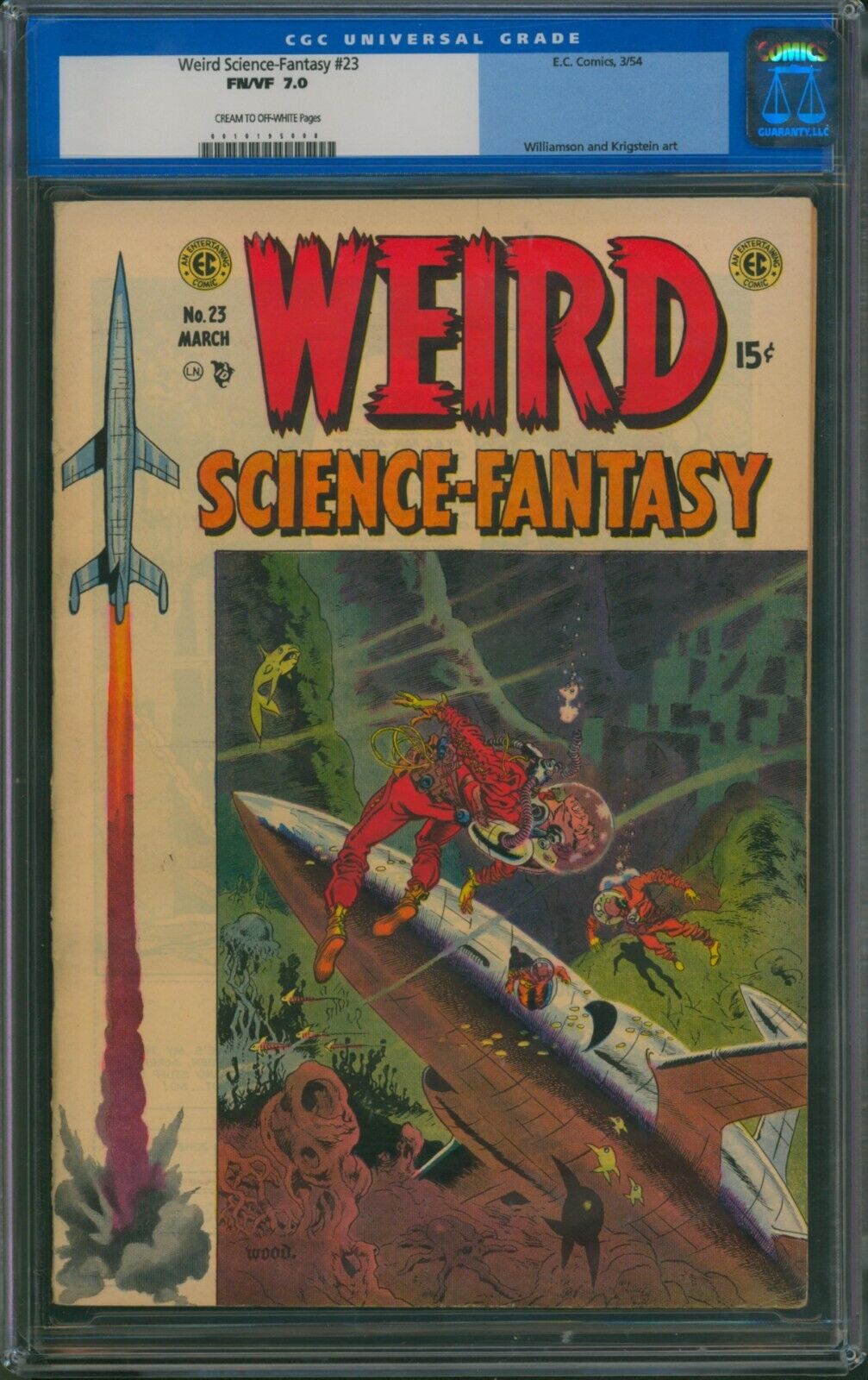 Weird Science-Fantasy #23 ⭐ CGC 7.0 ⭐ Feldstein Golden Age Sci-Fi EC Comic 1954