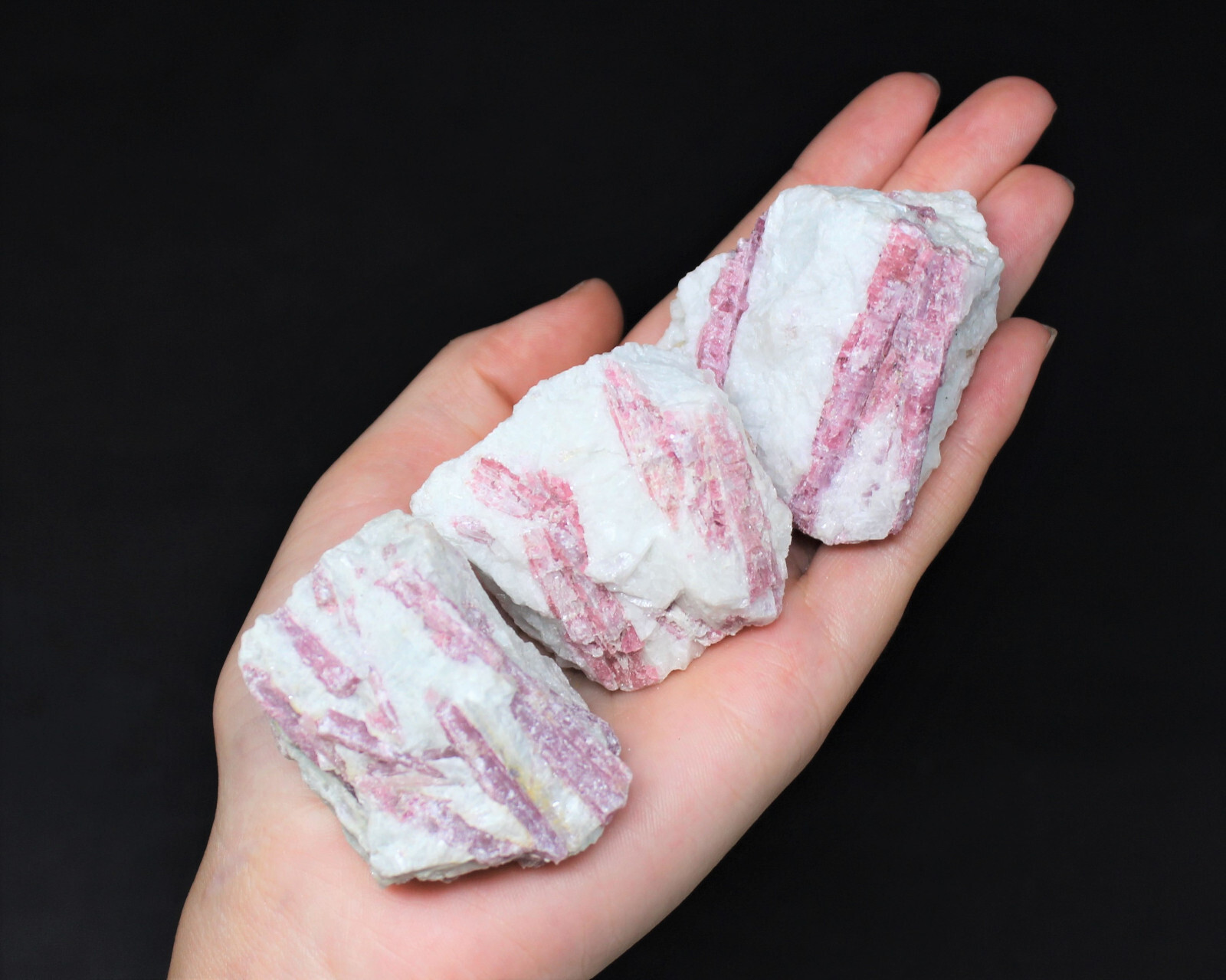 LARGE Rough Pink Tourmaline, 2-3 LARGE Rough Pink Tourmaline, 2-3