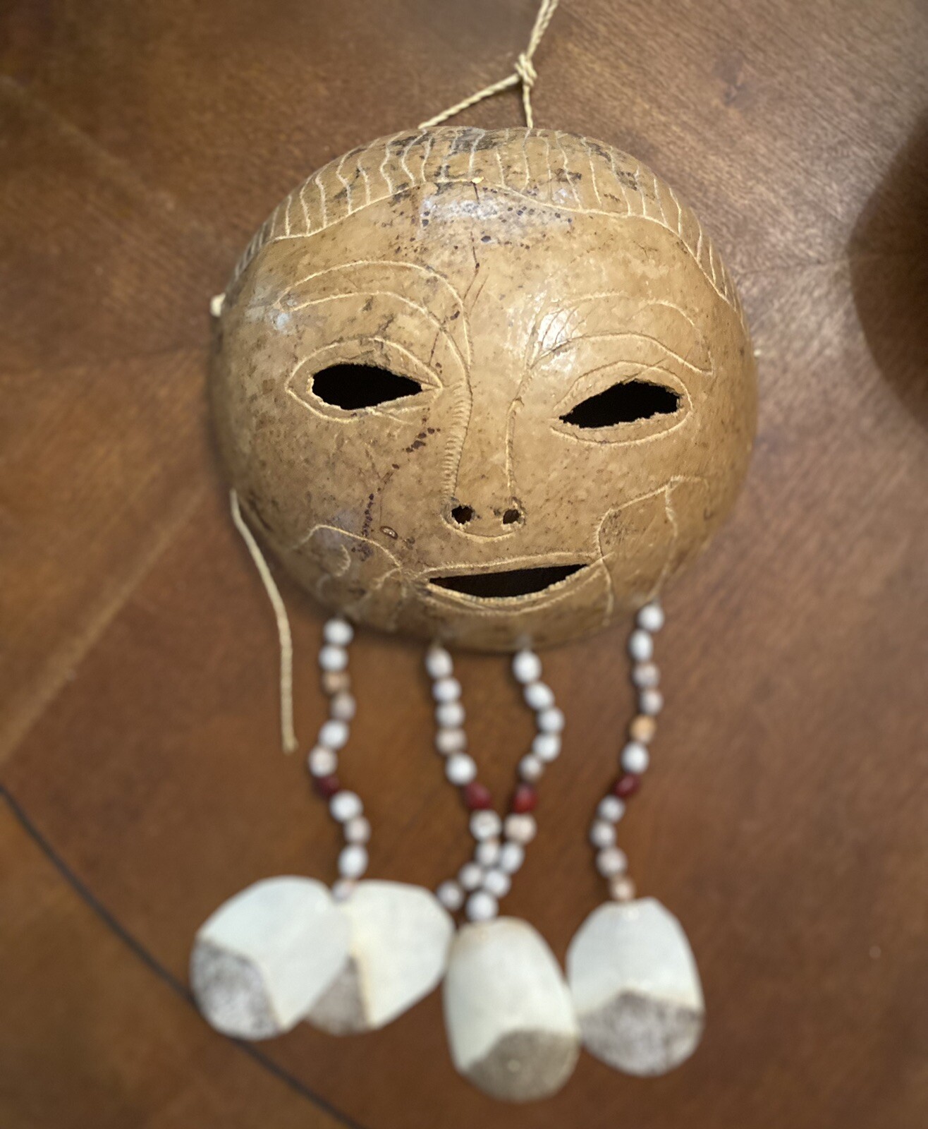 Mask African From an estate collection carved from a thin wood