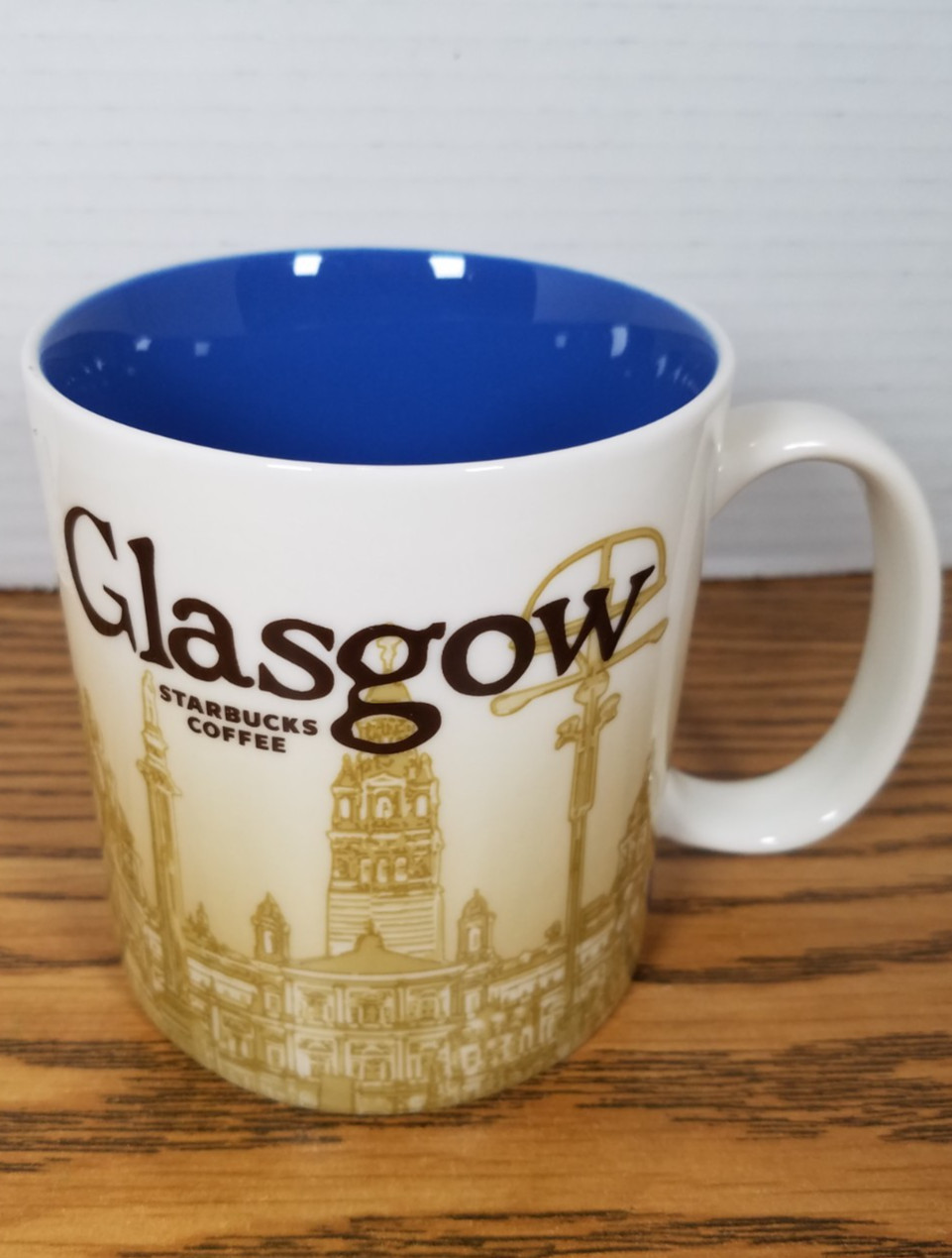 Starbucks GLASGOW Scotland Global Icon City Collection 16 oz Mug Coffee Tea 2012