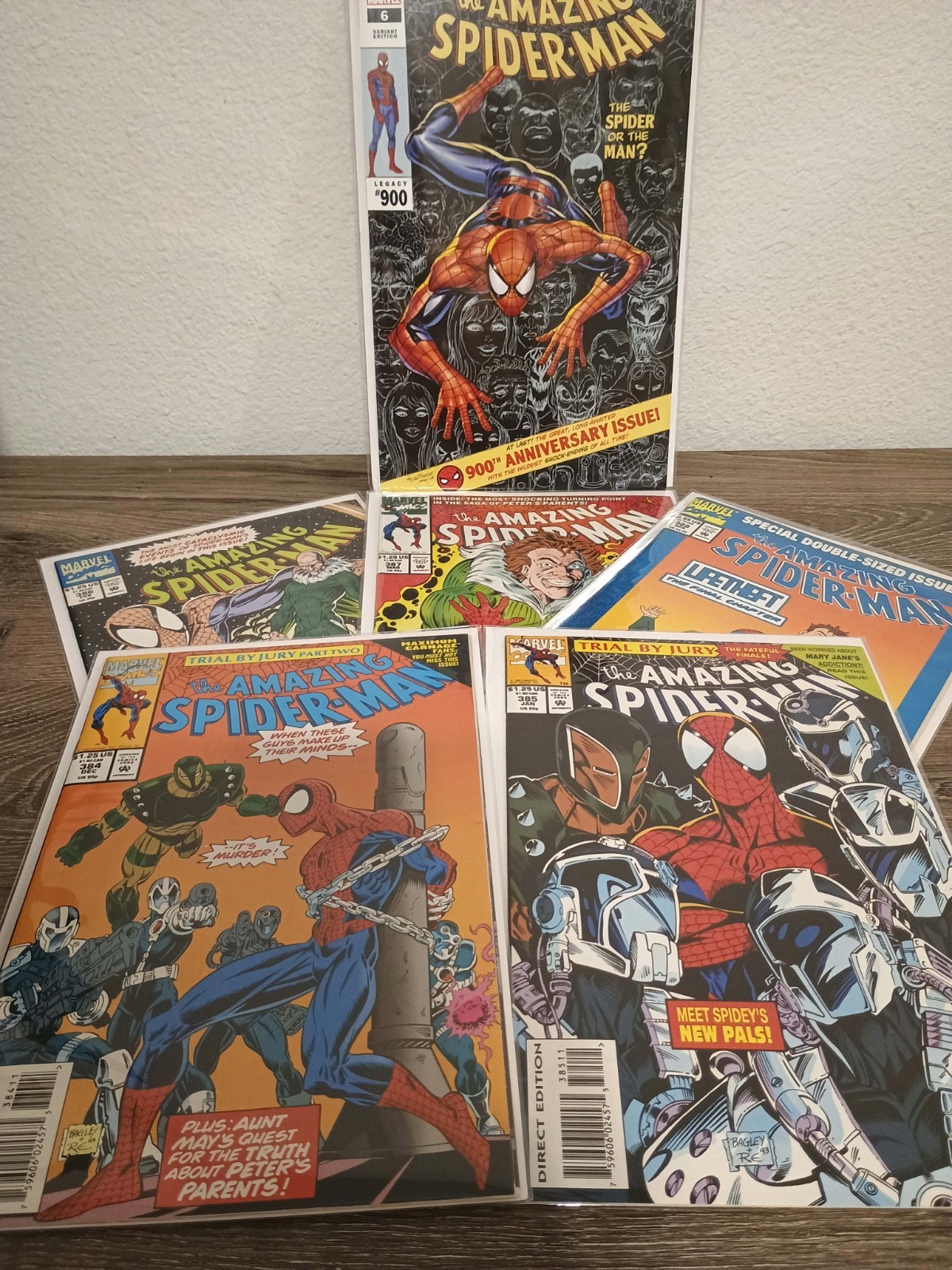 Vintage Marvel Comics Copper Age Lot: The Amazing Spider-Man (1993-94) + Bonus