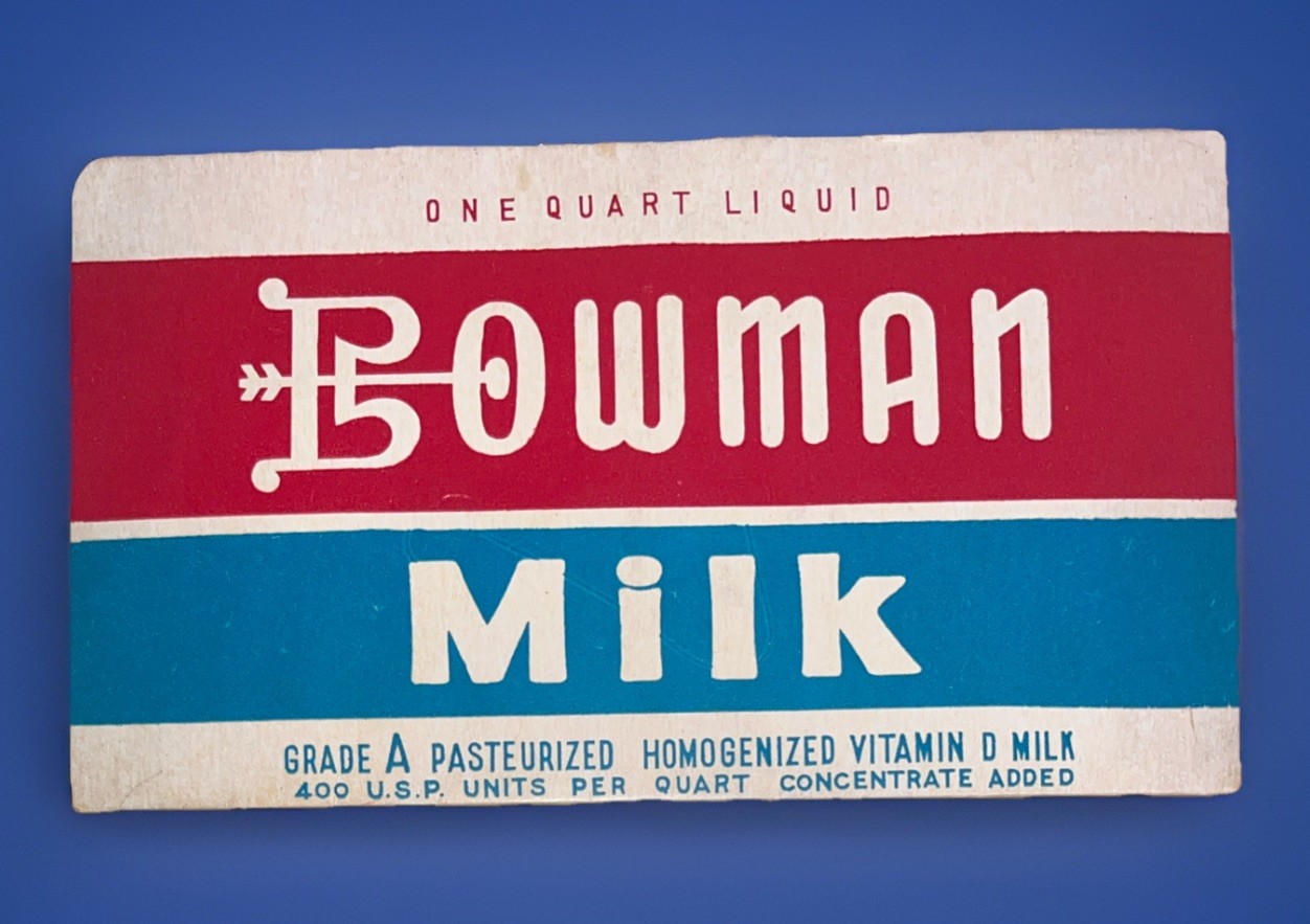 VTG Advertising Bowman Milk Needle Repair Kit Envelope w/Needle Threader VGC