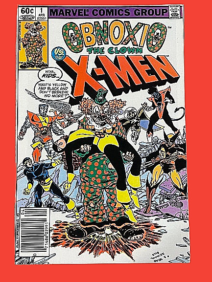 Obnoxio the Clown #1 1983 Marvel X-Men Alan Kupperberg Direct Edition
