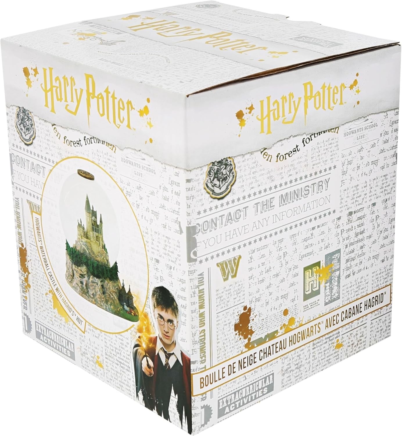 Harry Potter Hogwarts Snow Globe Waterball Hagrid\'s Hut Wizarding World Gift