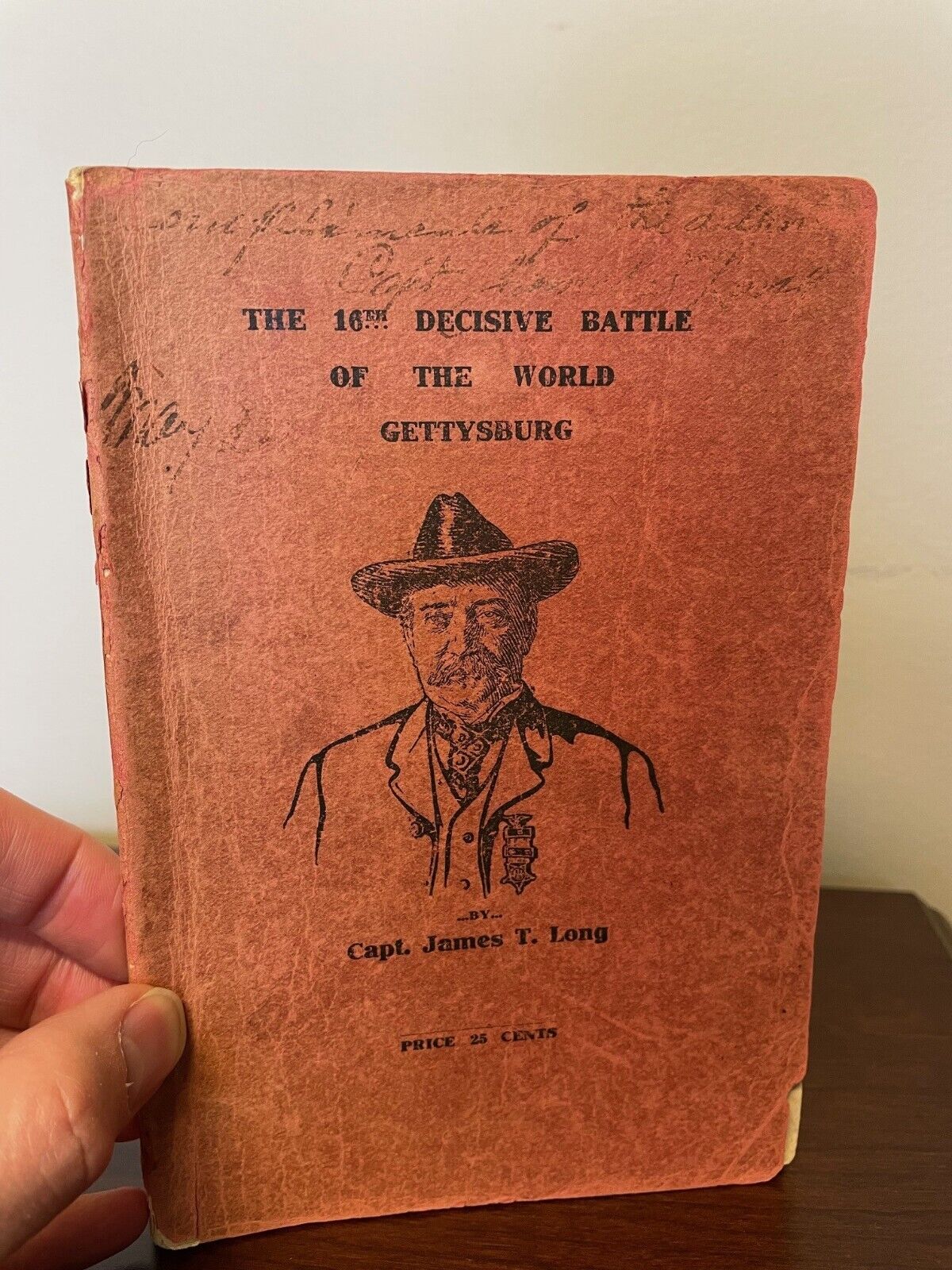 Gettysburg Battlefield Guide 1906 SIGNED x Tour Guide Capt. James T. Long