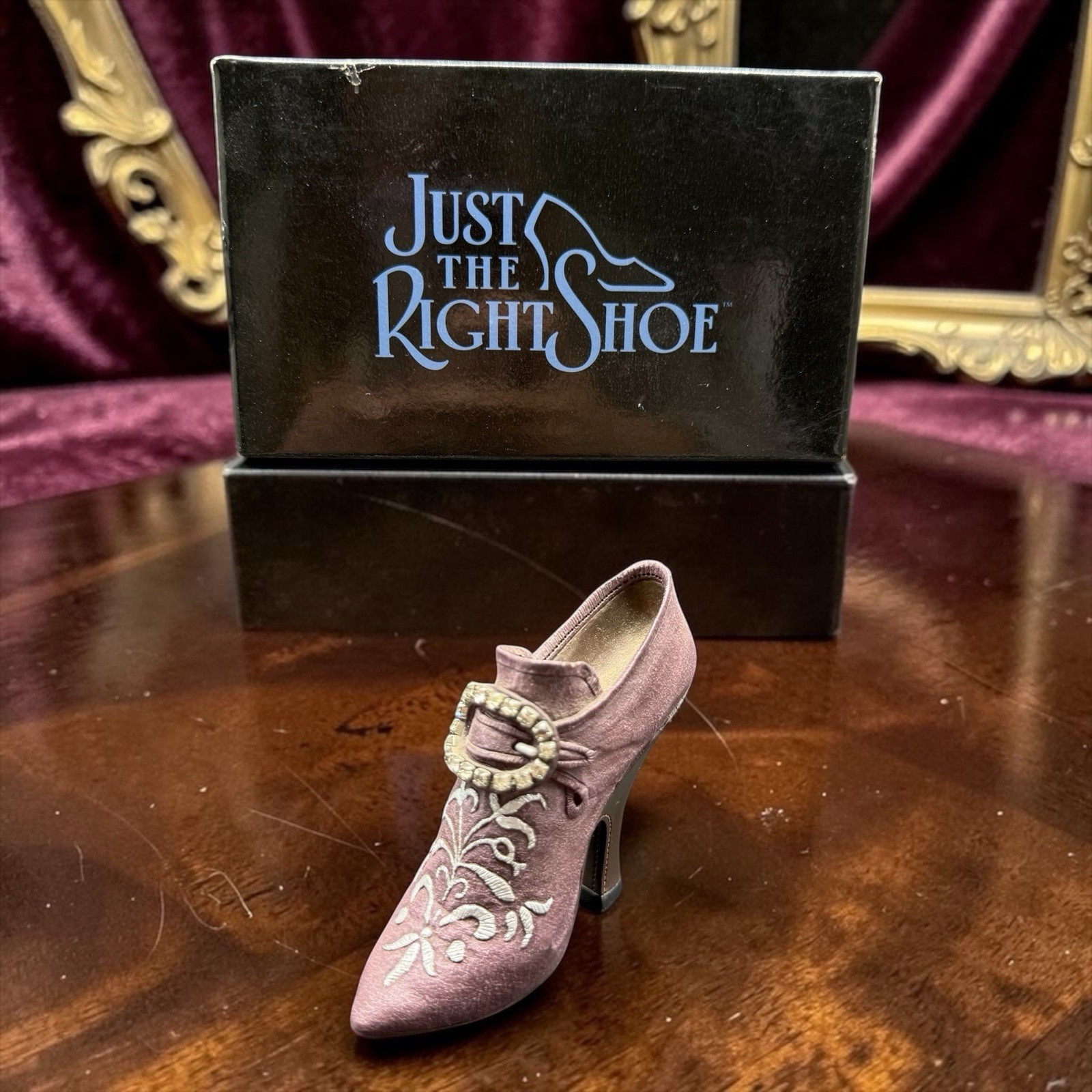 Bordeaux Just The Right Shoe Raine Willitts 25022 1999 Original Box As Is