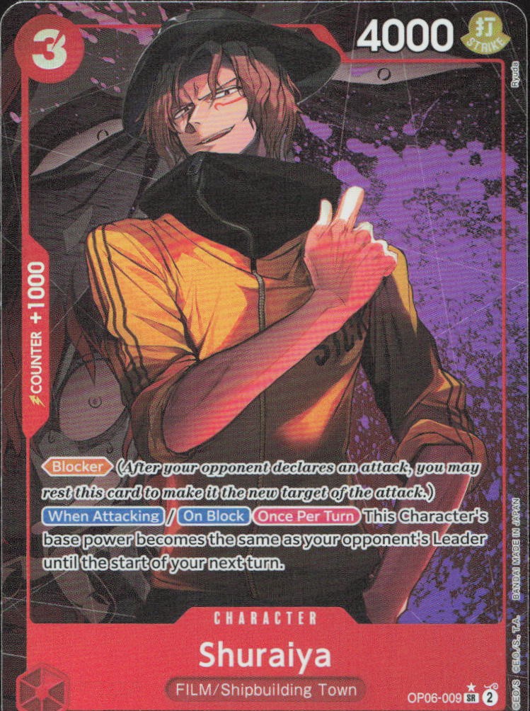 Shuraiya (Alternate Art) Foil SR Wings of the Captain OP06-009 NM