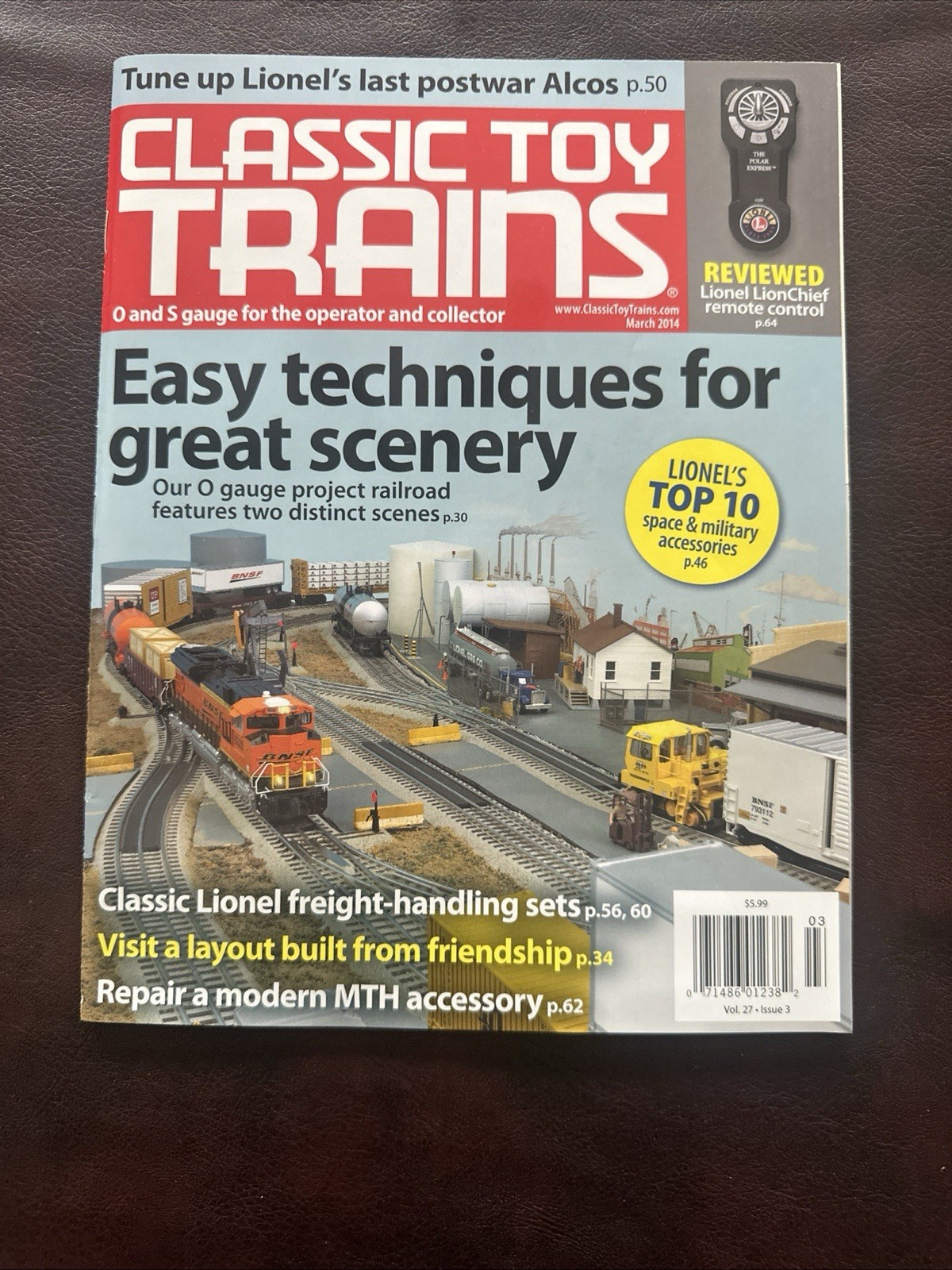 Classic Toy Trains 2014 March Tune Up Lionel’s last postwar Alcos Easy technique