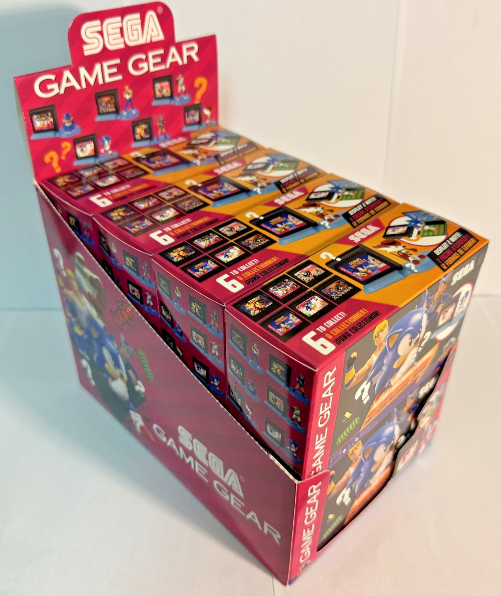 8 Sealed Sega Game Gear Series 1 Blind Boxes with Retail Display Box 8 Sealed Sega Game Gear Series 1 Blind Boxes with Retail Display Box