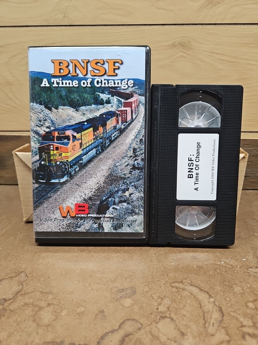 WB BNSF A Time Of Change Trains Railroad VHS Vintage Rare 