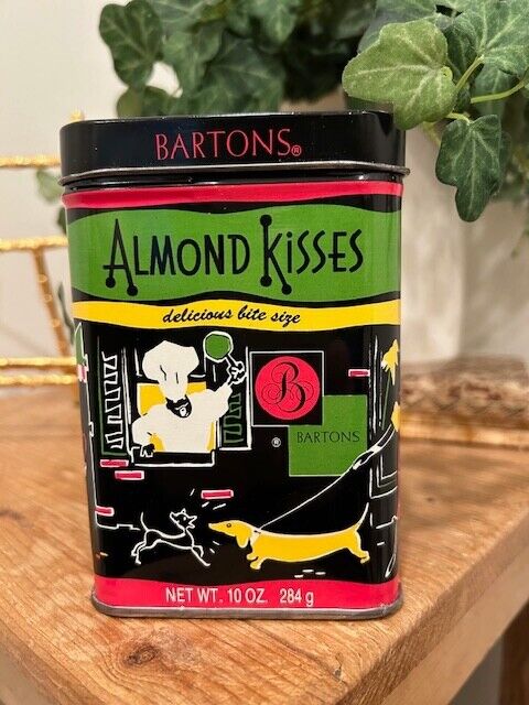 BARTON\'S ALMOND KISSES tin, Empty