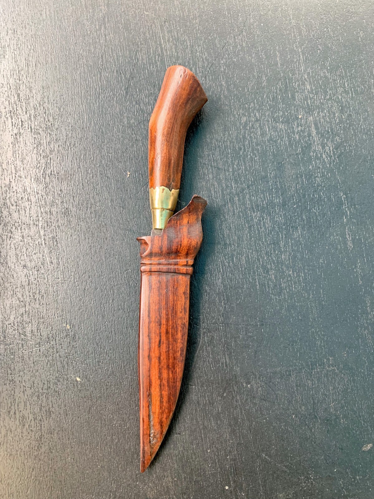 OLD INDONESIAN COLLECTIBLE KNIFE, ASIA, CIRCA 1950, SEWAR KRISS JAVA BALI BENDO