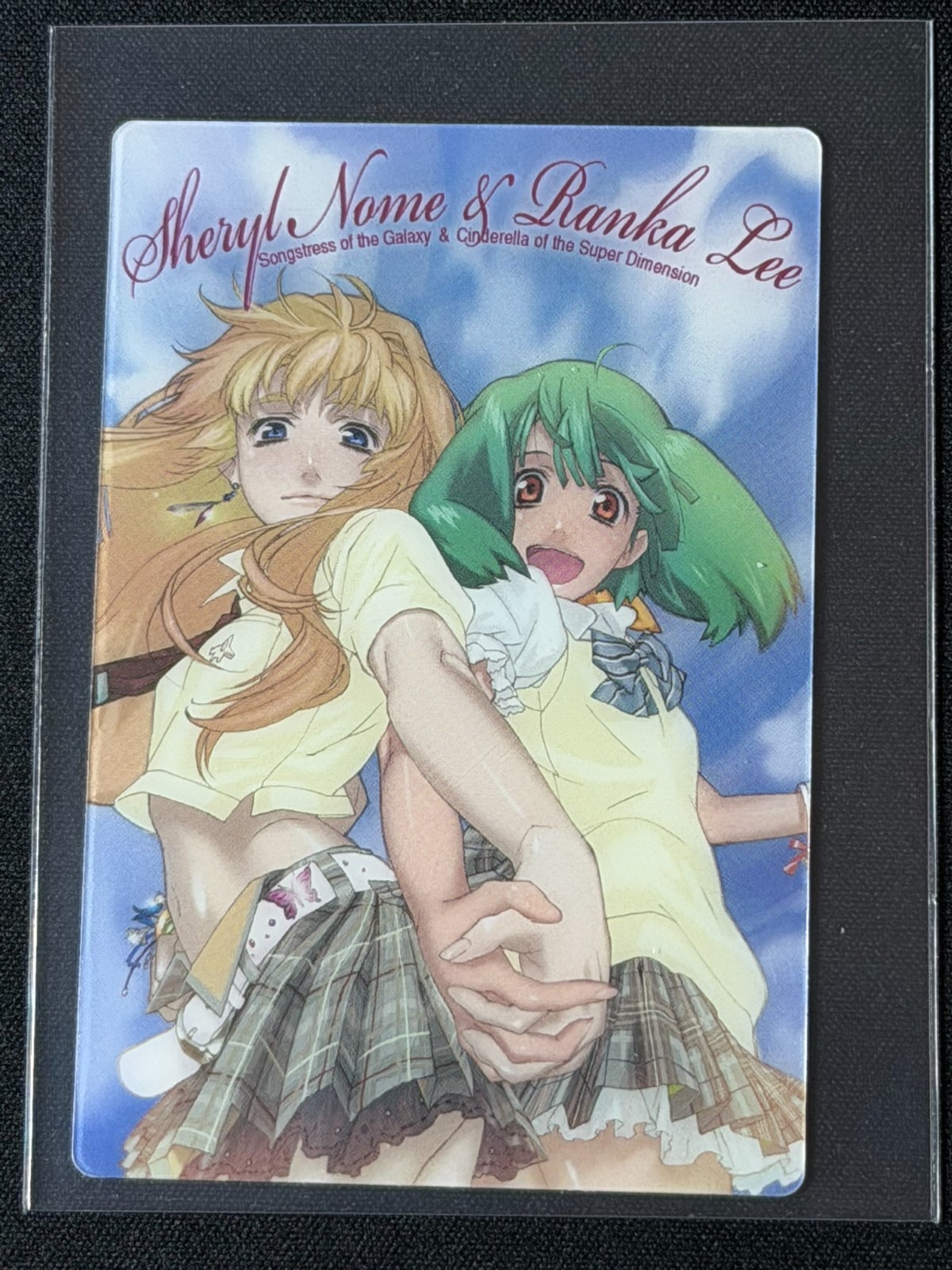 2010 Bandai Macross Frontier Anime Wafer Card Ranka Lee Sheryl Nome #MF56 SP