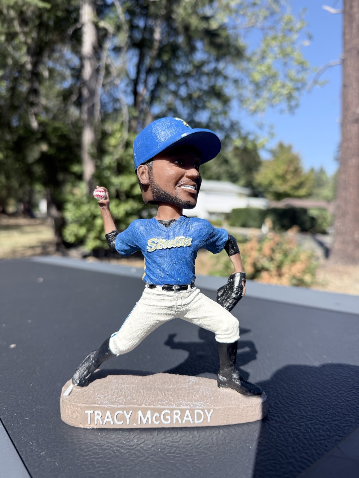 Tracy McGrady Bobblehead sugar land Skeeters baseball 💥SUPER RARE💥 SGA no box