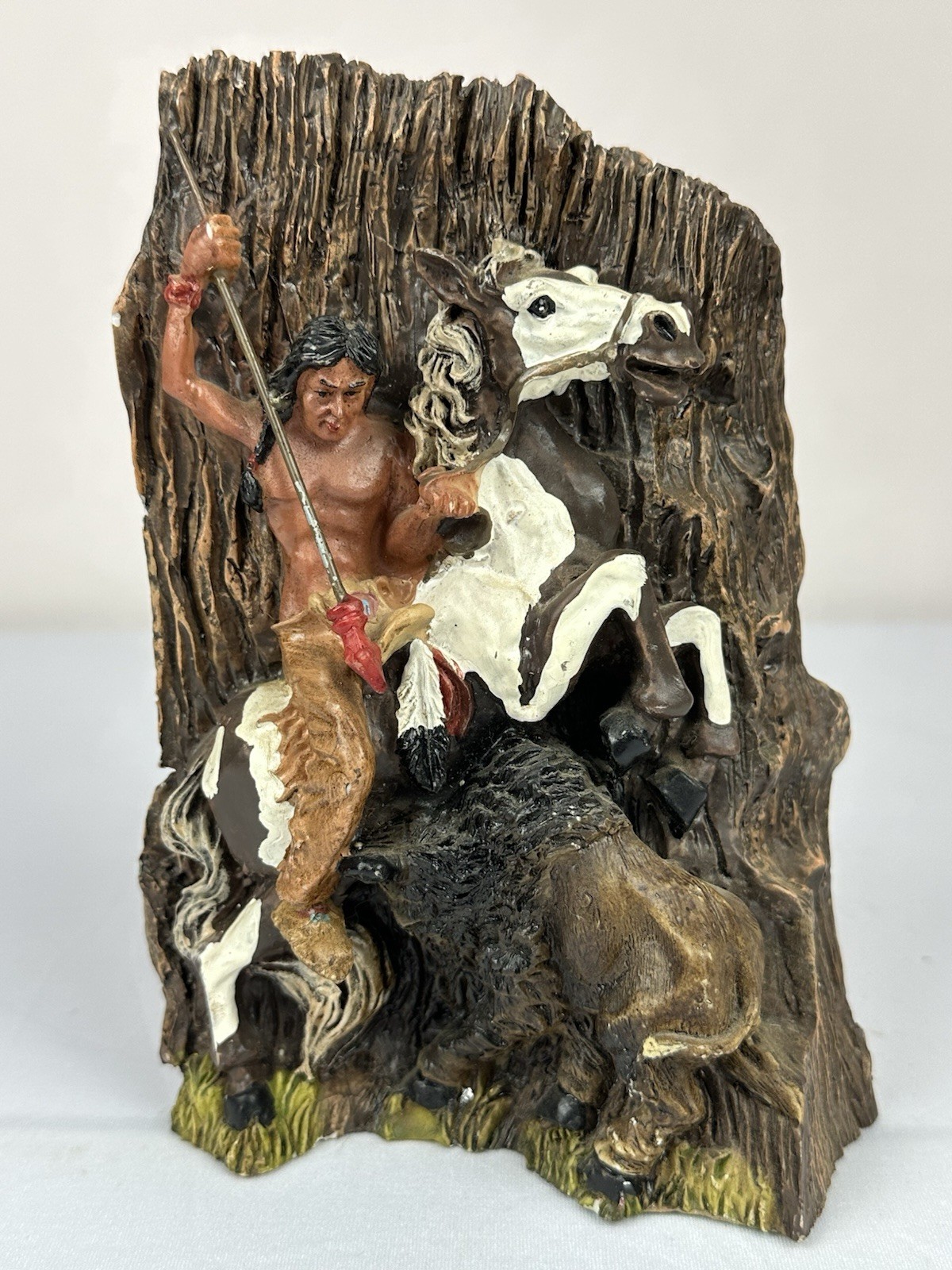 Old West Visions Limited Edition Native American Indian Hunting Horse Statue Old West Visions Limited Edition Native American Indian Hunting Horse Statue