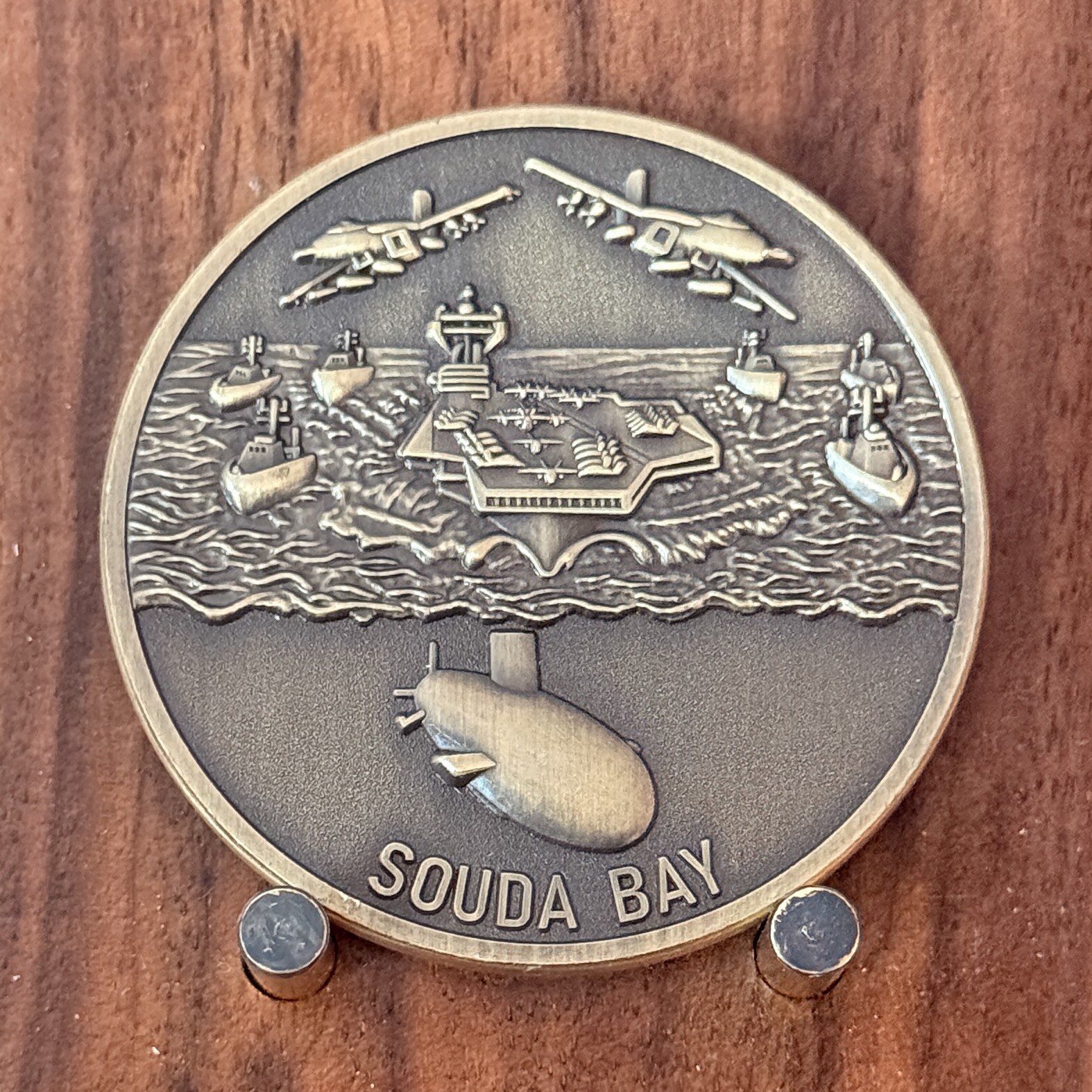 Souda Bay Crete Naval Military Themed Challenge Coin  W#20