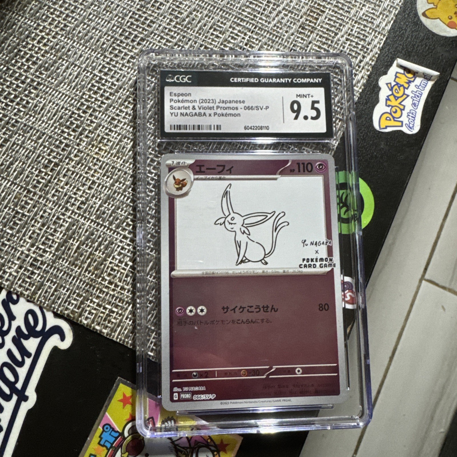 2023 Pokémon Yu Nagaba Espeon Holo Japanese Promo Card #66 CGC 9.5 MINT+ 2023 Pokémon Yu Nagaba Espeon Holo Japanese Promo Card #66 CGC 9.5 MINT+