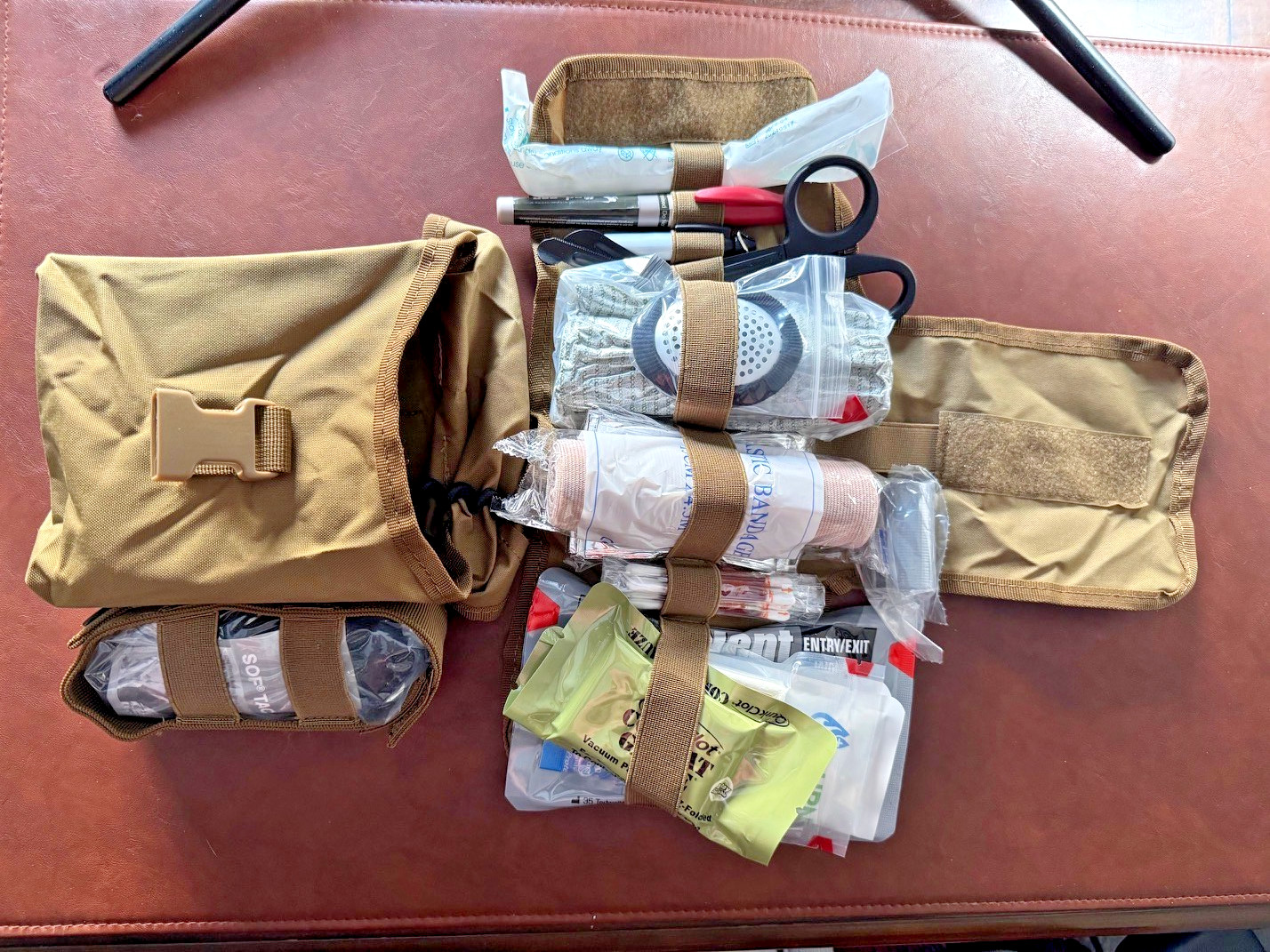USGI Fully Stocked IFAK (SOF TQ included) Combat Medic--Cordura 500-- UNEXPIRED USGI Fully Stocked IFAK (SOF TQ included) Combat Medic--Cordura 500-- UNEXPIRED