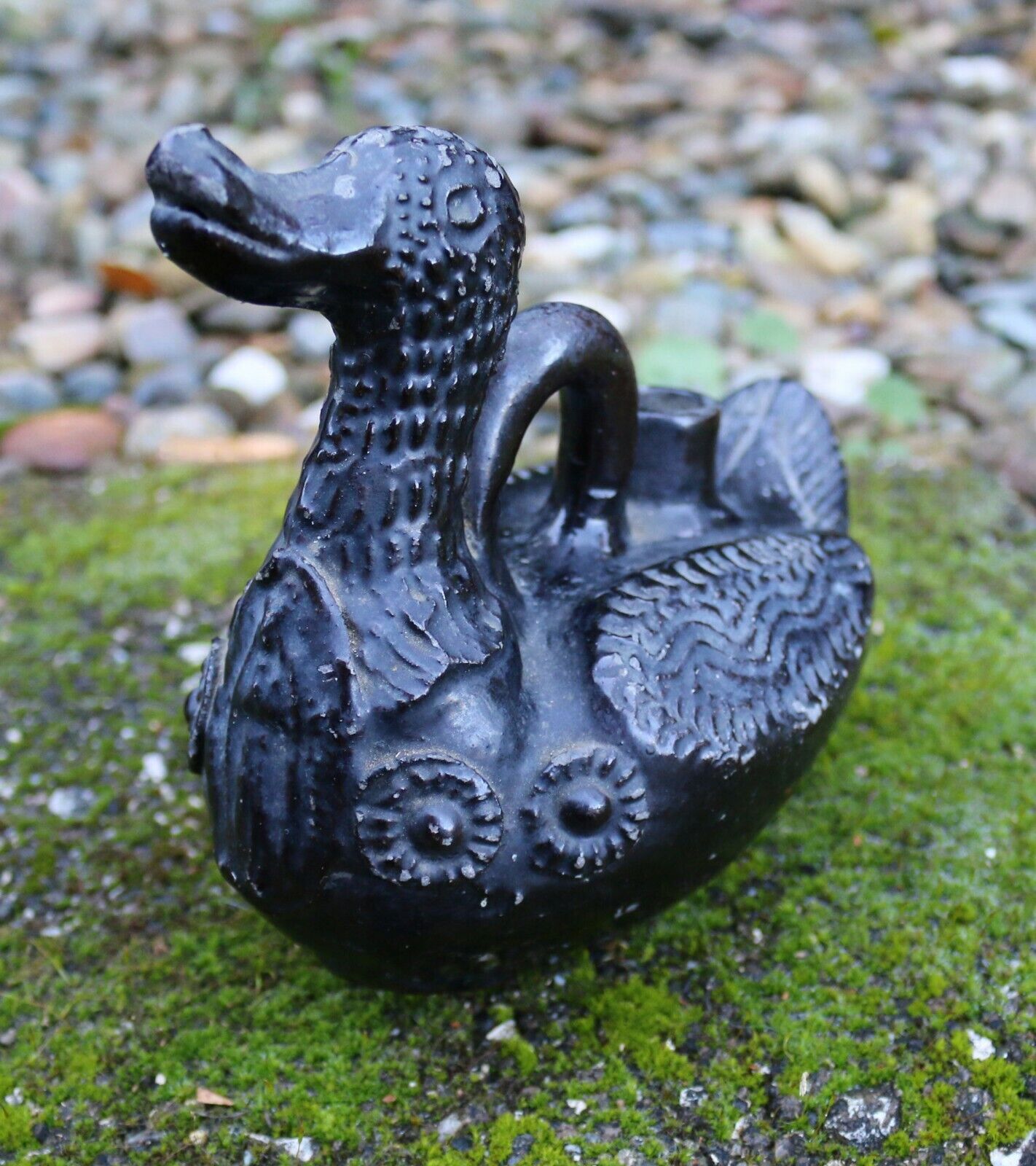 A Colonial or Pre-Columbian Chimu Type Stirrup Spout Duck 6\