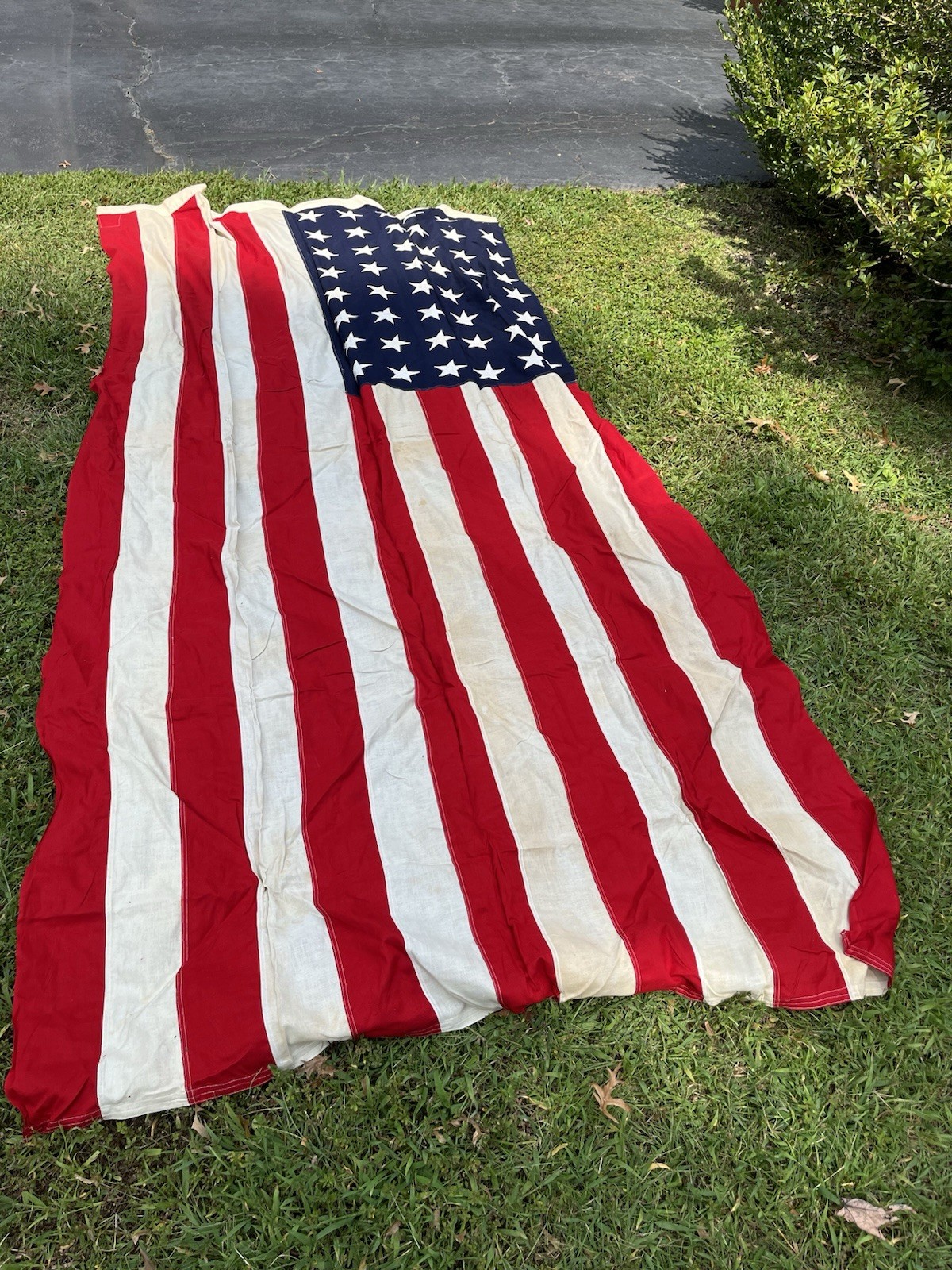 Vintage 48 Star American Flag-Read
