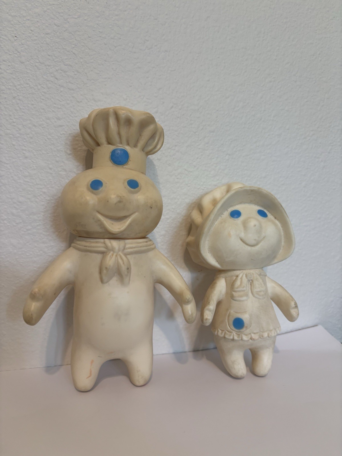 Vintage 1971 & 1972 Pair Pillsbury Dough boy Dough girl Poppin’ Fresh Vintage 1971 & 1972 Pair Pillsbury Dough boy Dough girl Poppin’ Fresh