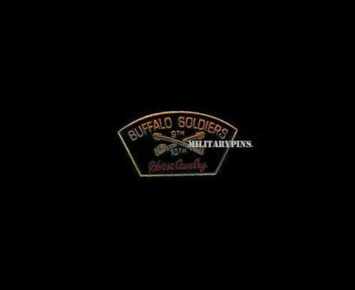 USA Buffalo Soldiers + a custom promo pin 