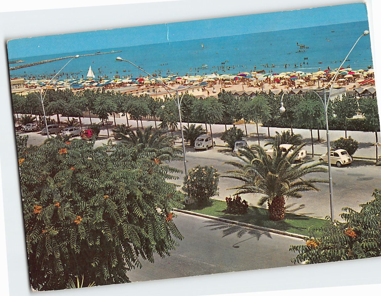 Postcard Panoramic View  San Benedetto Del Tronto Italy