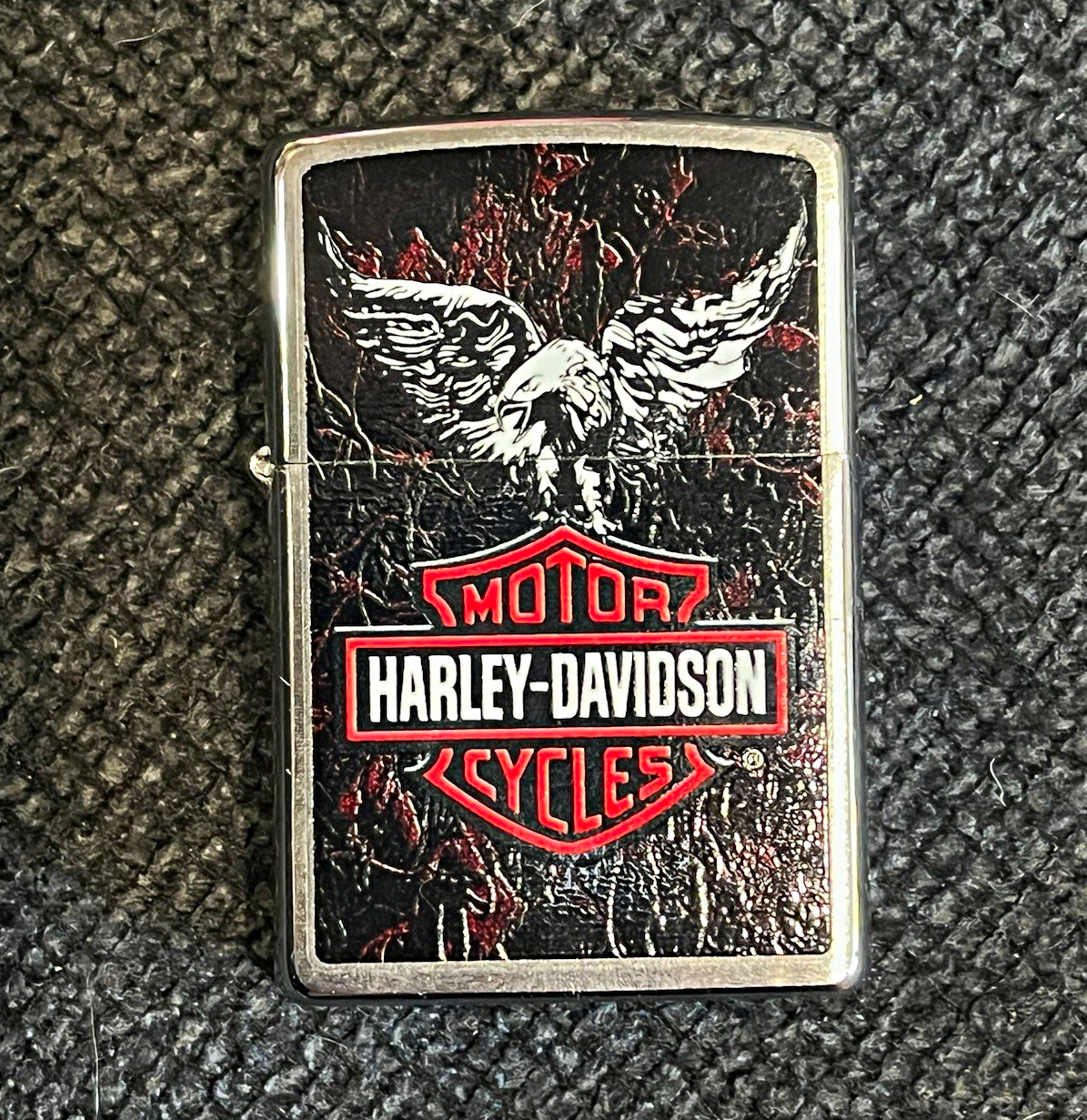 Harley-Davidson Eagle Zippo Lighter New never used  Rare Eagle Design