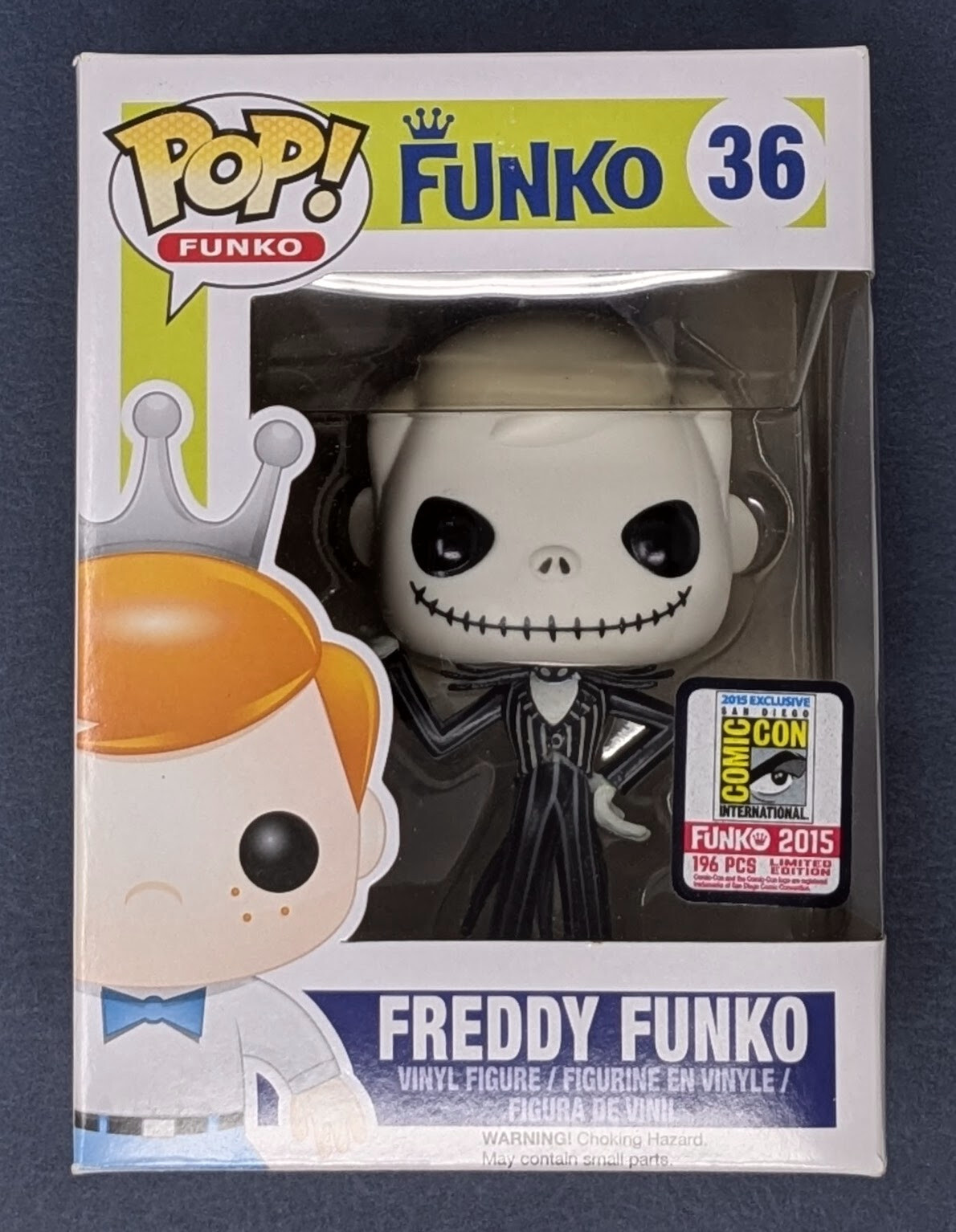 Funko Pop Freddy Funko Jack Skellington 2015 SDCC - 196 Piece