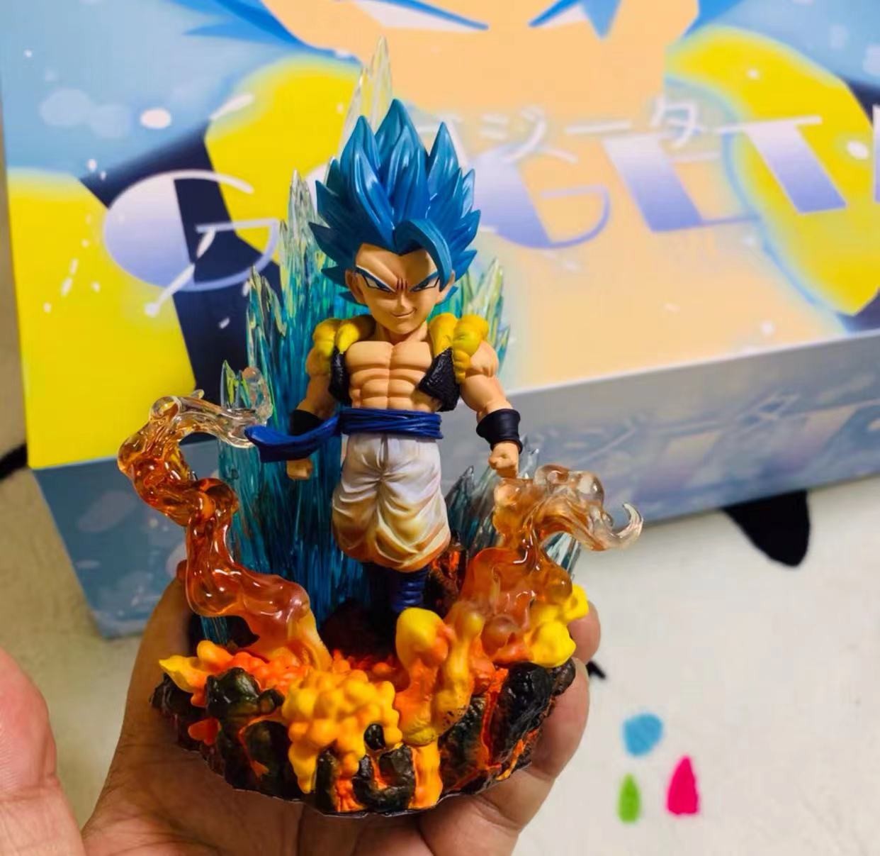 League Studio Dragon Ball Gogeta WCF Scale Resin Painted Statue Model In Stock