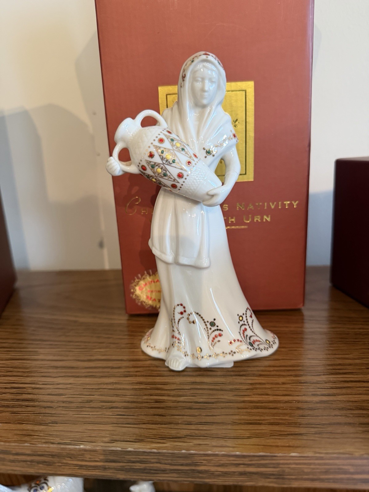 Lenox China Jewels Nativity Woman with Urn Porcelain Figurine Christmas 6339881