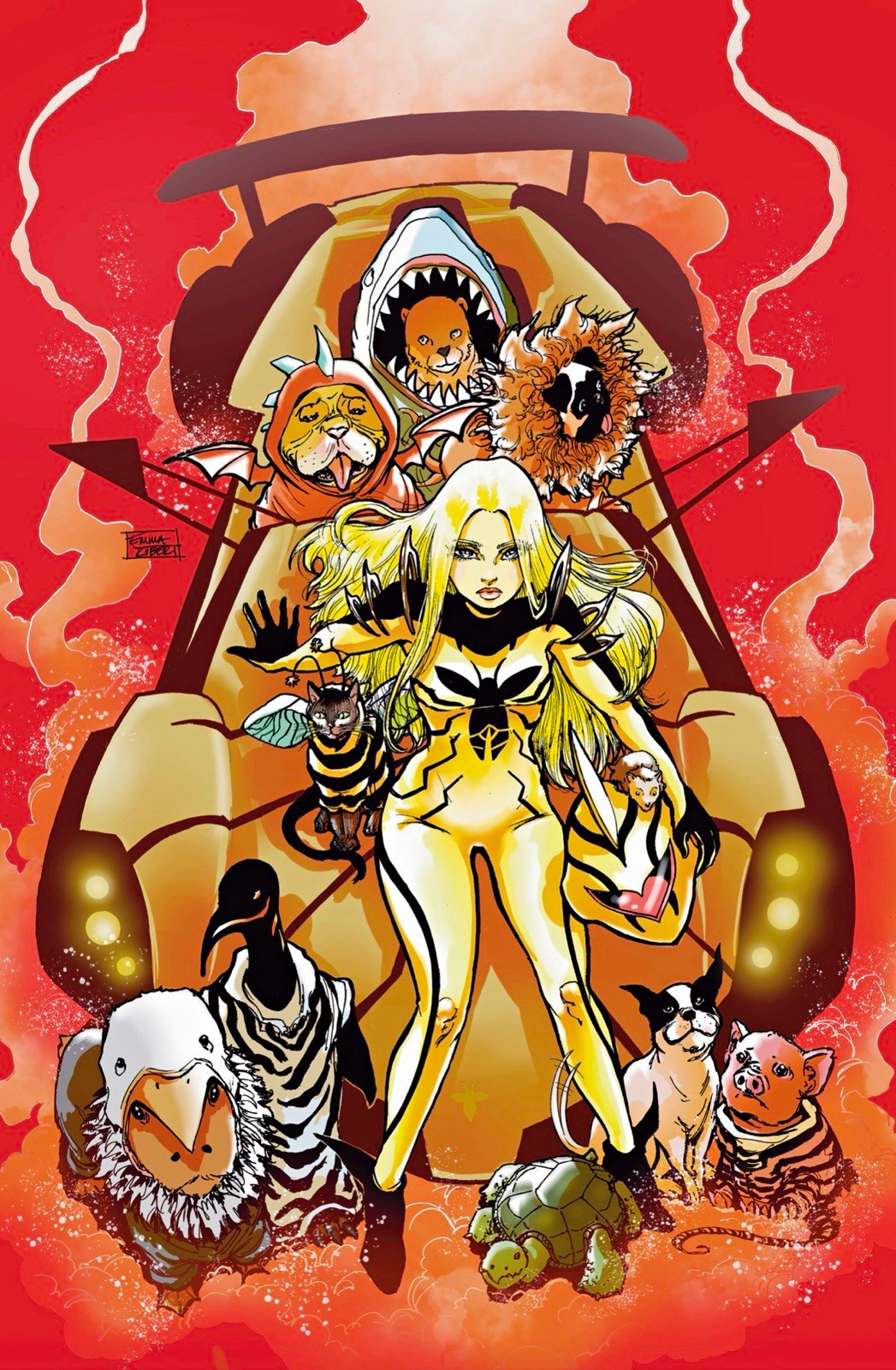 M1: Monster Racing League #2 SDCC FOIL Exclusive Variant Emma Kubert COA LTD 500
