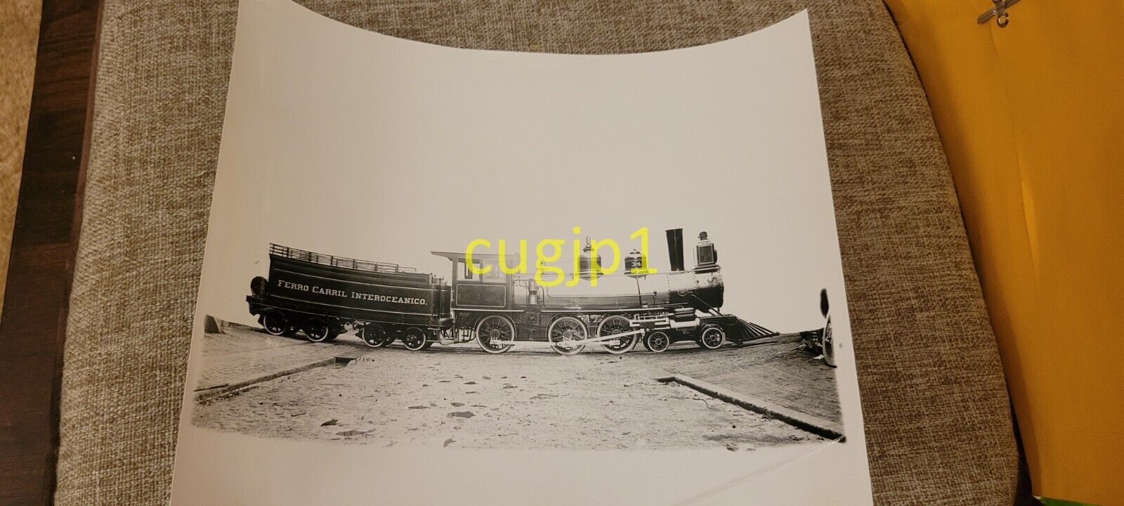 R414 Train Photograph Baldwin Locomotive Works YEAR 1888 NEG 410 MEXICAN