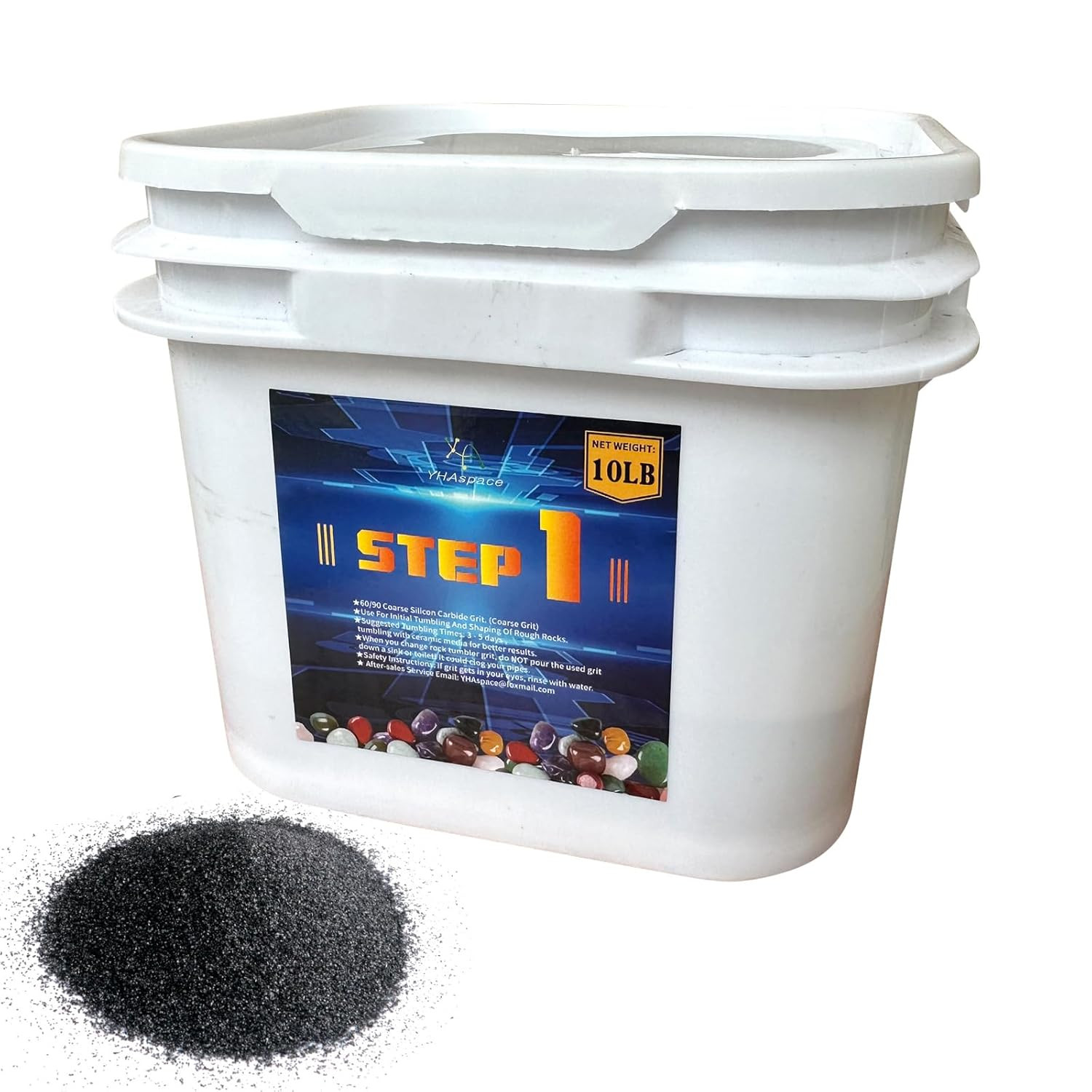 10 Lbs Rock Tumbler Grit - Tumbler Media Grit,Rock Polishing Grit Media, Works w