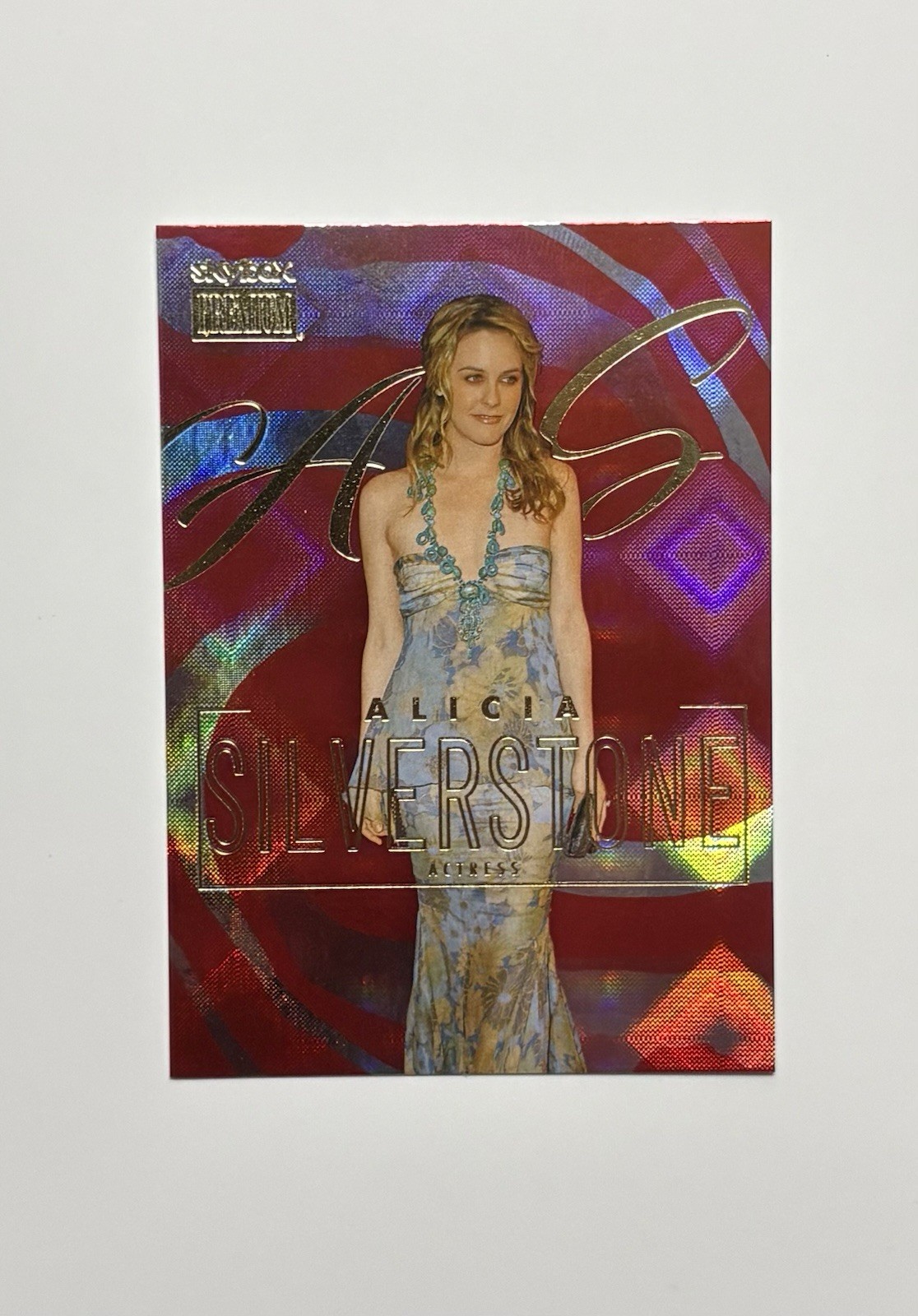 2026 Metal Universe SE - Alicia Silverstone S-17 Skybox Premium Star Rubies /50 2026 Metal Universe SE - Alicia Silverstone S-17 Skybox Premium Star Rubies /50