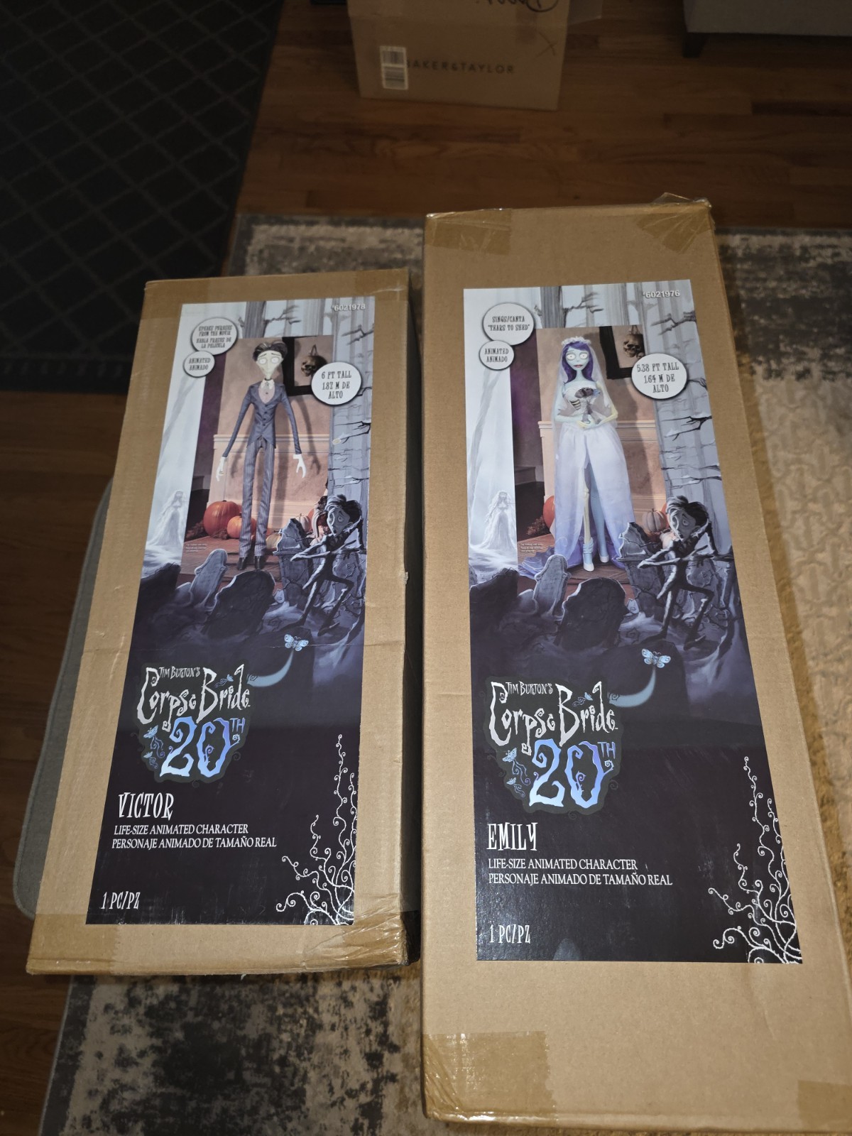 Disney Corpse Bride Emily & Victor 20th Anniversary Gemmy Halloween Animatronic Disney Corpse Bride Emily & Victor 20th Anniversary Gemmy Halloween Animatronic