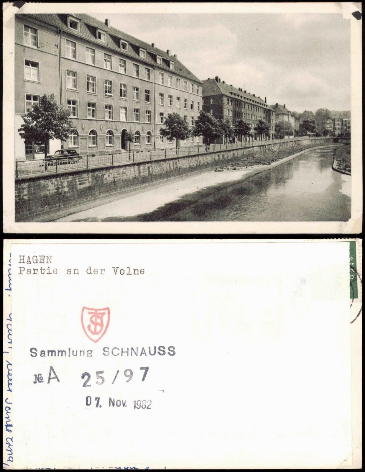 Postcard Hagen (Westphalia) lot on the Volne 1960